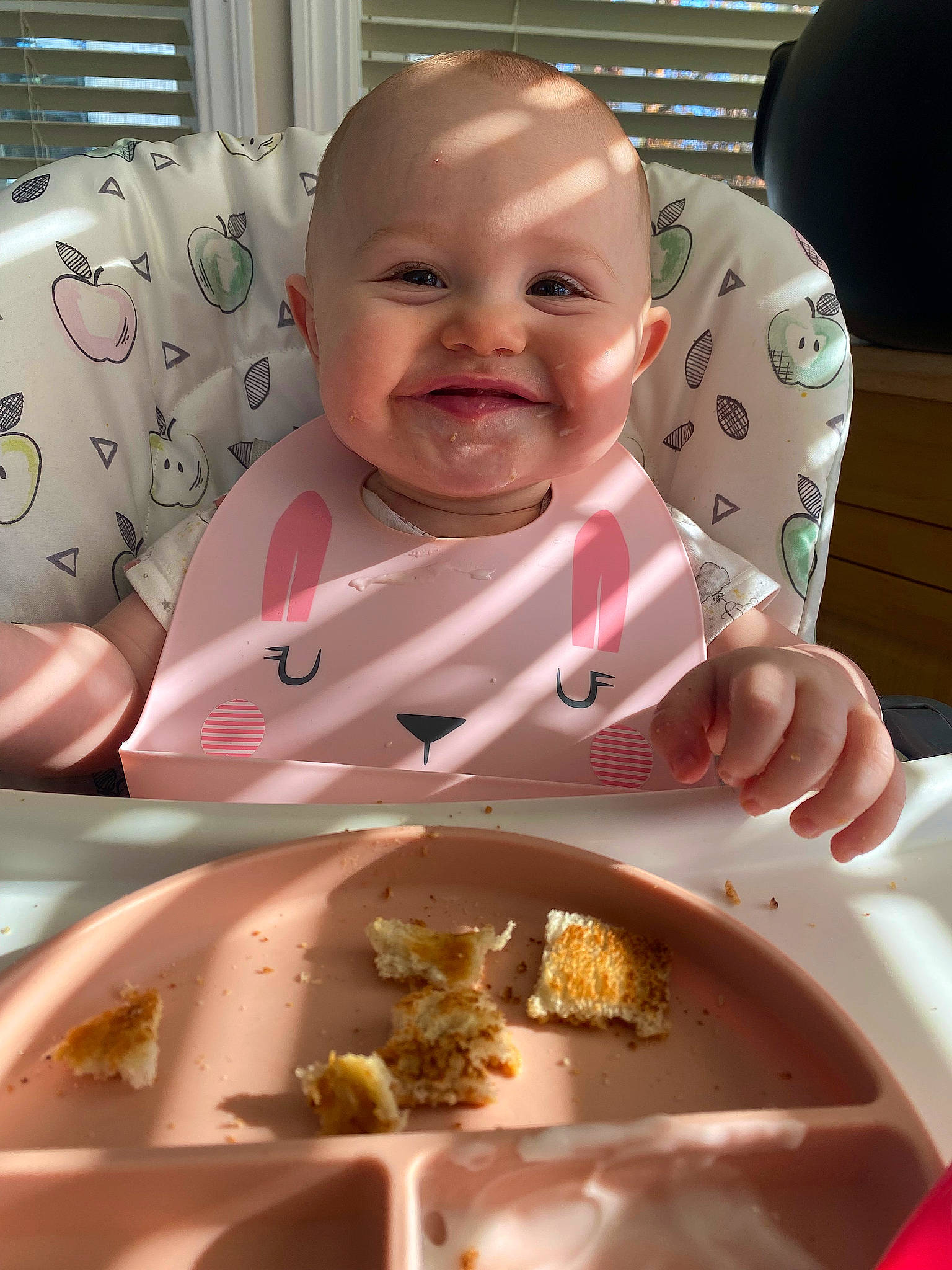 Nora is registered to the contest to win money with this photo: baby, baby_food, child, comfort_food, cuisine, dessert, dish, eating, fast_food, food, food_craving, ingredient, joy, junk_food, person, plate, recipe, smile, sweetness, tableware
