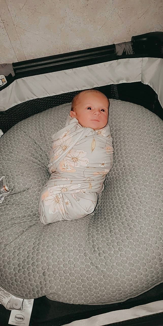 Emilie joined the competition — help win amazing prizes! baby, baby_products, baby_toddler_clothing, child, comfort, flooring, linens, pattern, person, room, sitting, sleep, sleeve, toddler, wood