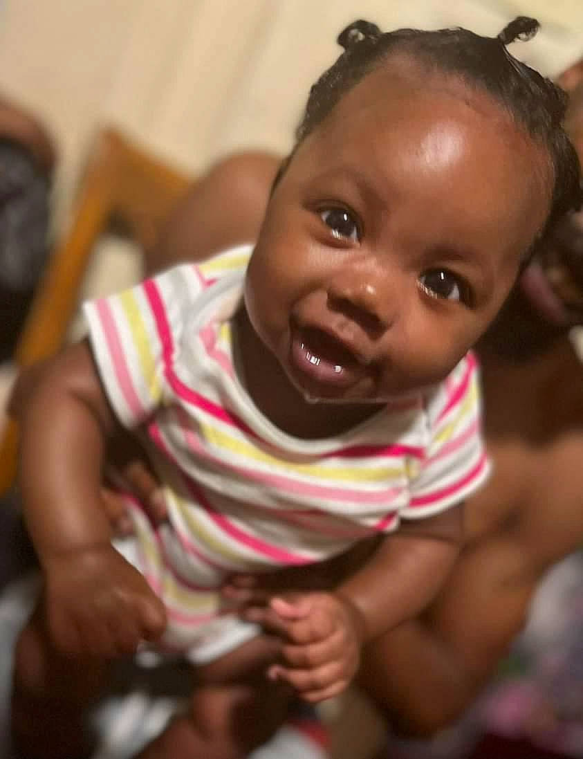 A'Mora joined the competition — help win amazing prizes! baby, baby_toddler_clothing, cheek, child, eyebrow, finger, forehead, fun, gesture, hair, hand, happy, iris, lip, mouth, neck, nose, person, skin, smile