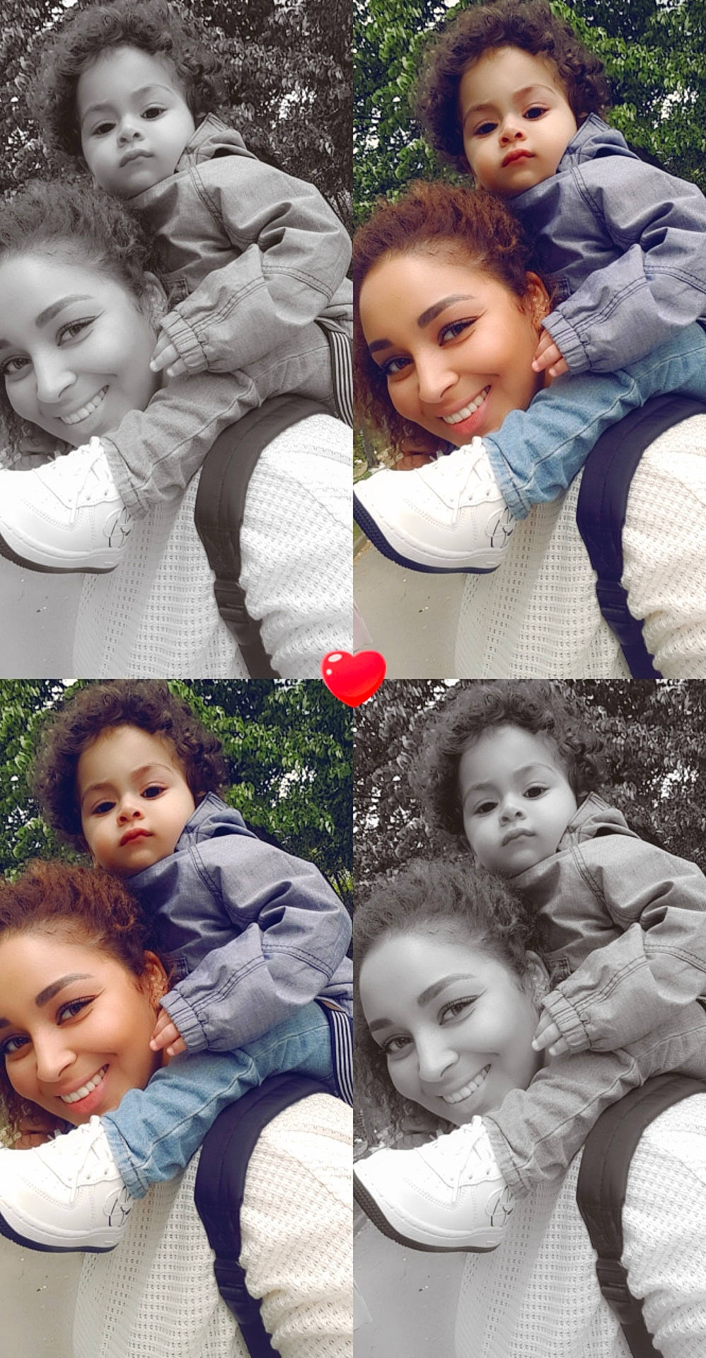 Adel a rejoint le concours — aidez-le/la à gagner de superbes lots ! child, collage, daughter, family, fun, gesture, happy, joy, people, person, photograph, photography, sibling, smile, snapshot, toddler