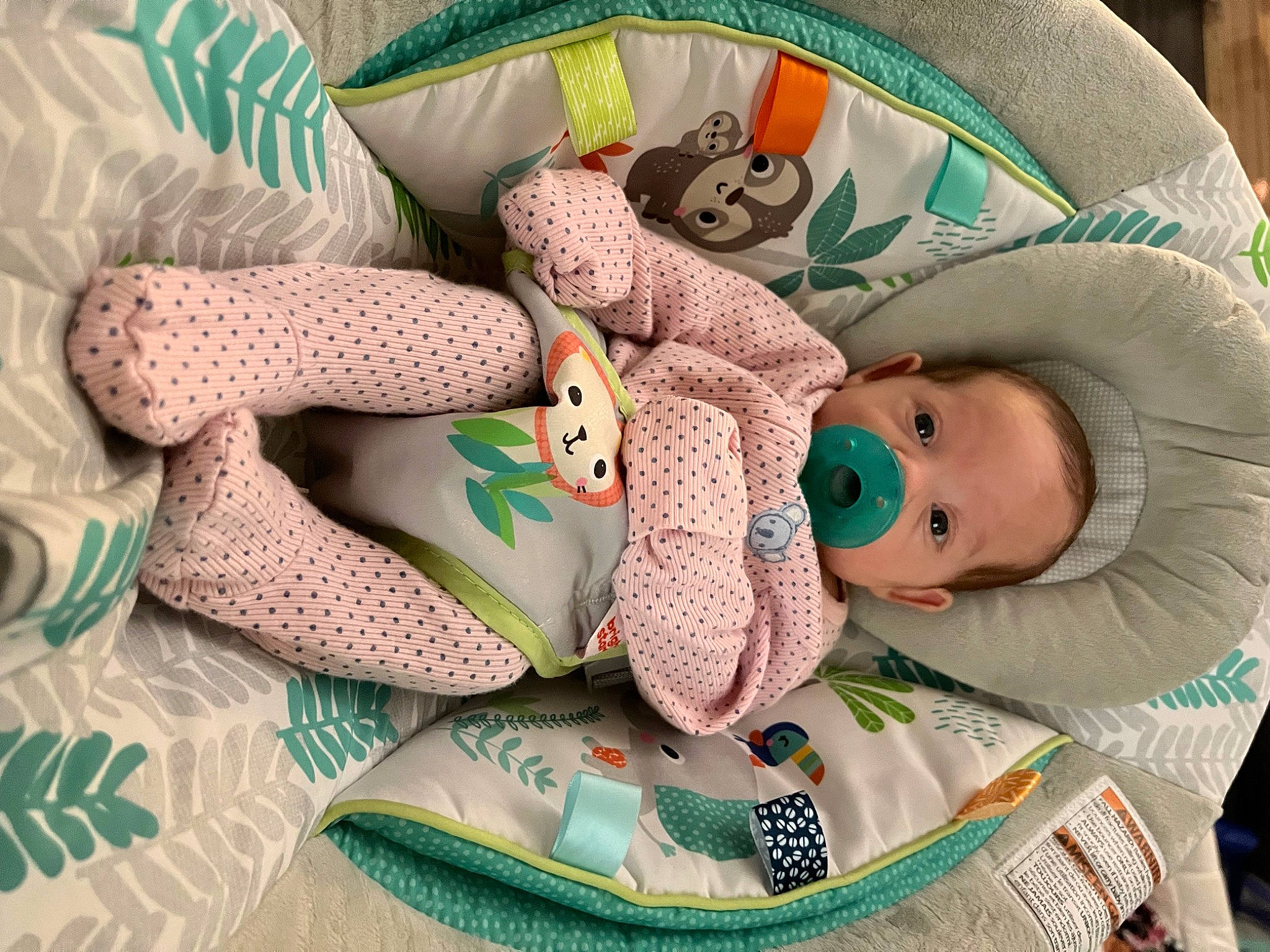 Emilia joined the competition — help win amazing prizes! baby, baby_products, baby_safety, baby_sleeping, baby_toddler_clothing, baby_toys, cheek, child, comfort, face, green, head, linens, outerwear, pattern, person, room, skin, toddler, wool