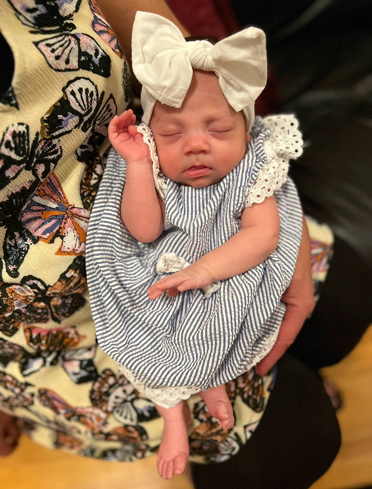 Emilia joined the competition — help win amazing prizes! baby, baby_products, baby_toddler_clothing, cap, cheek, child, fashion_accessory, fun, happy, headband, headgear, headpiece, headwear, pattern, person, portrait_photography, sitting, sleeve, sun_hat, textile