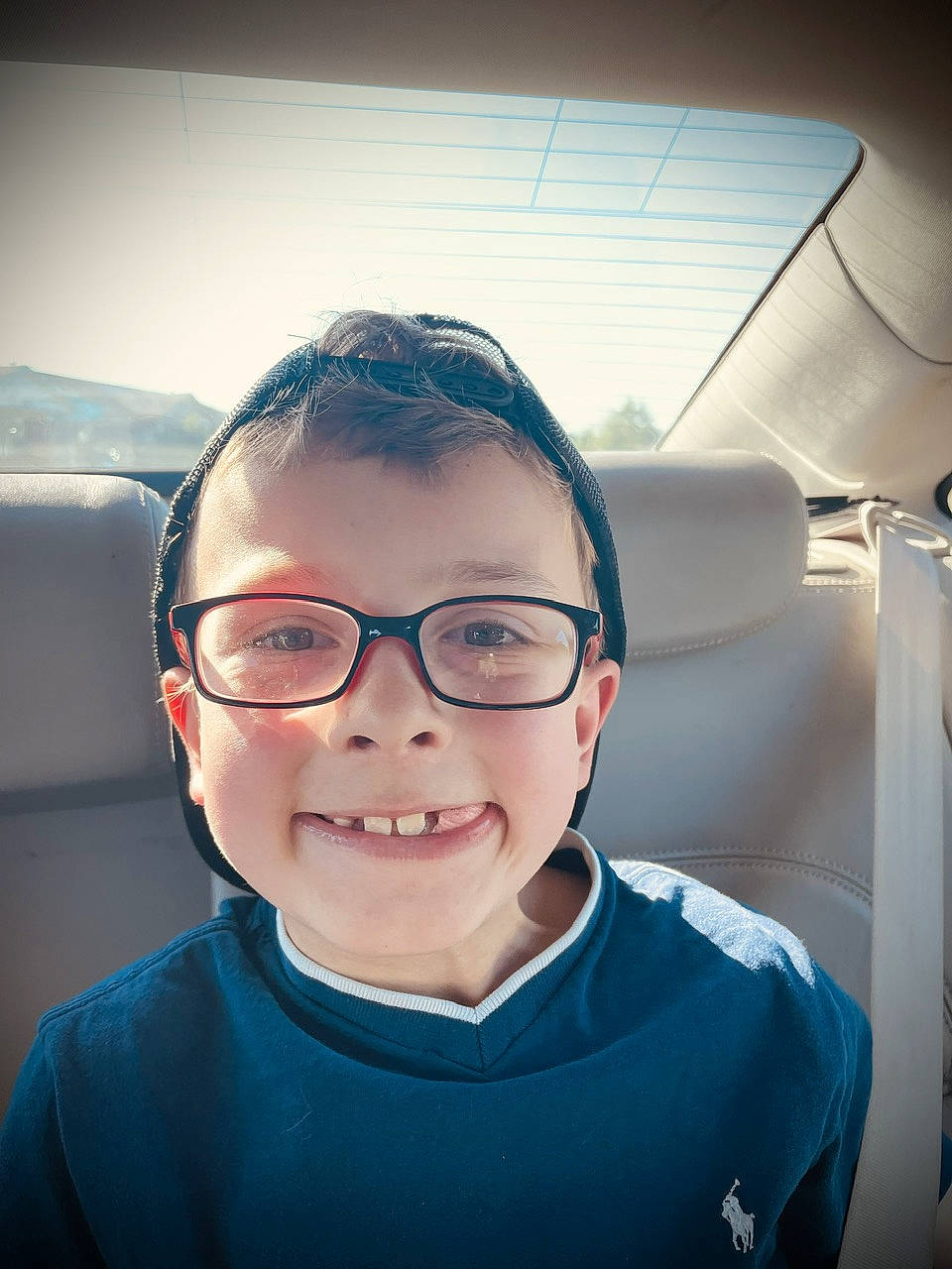 Jeremiah is registered to the contest to win money with this photo: air_travel, auto_part, automotive_design, cool, electric_blue, eyebrow, eyewear, flash_photography, fun, glasses, happy, jaw, joy, neck, person, selfie, sky, smile, t_shirt, travel