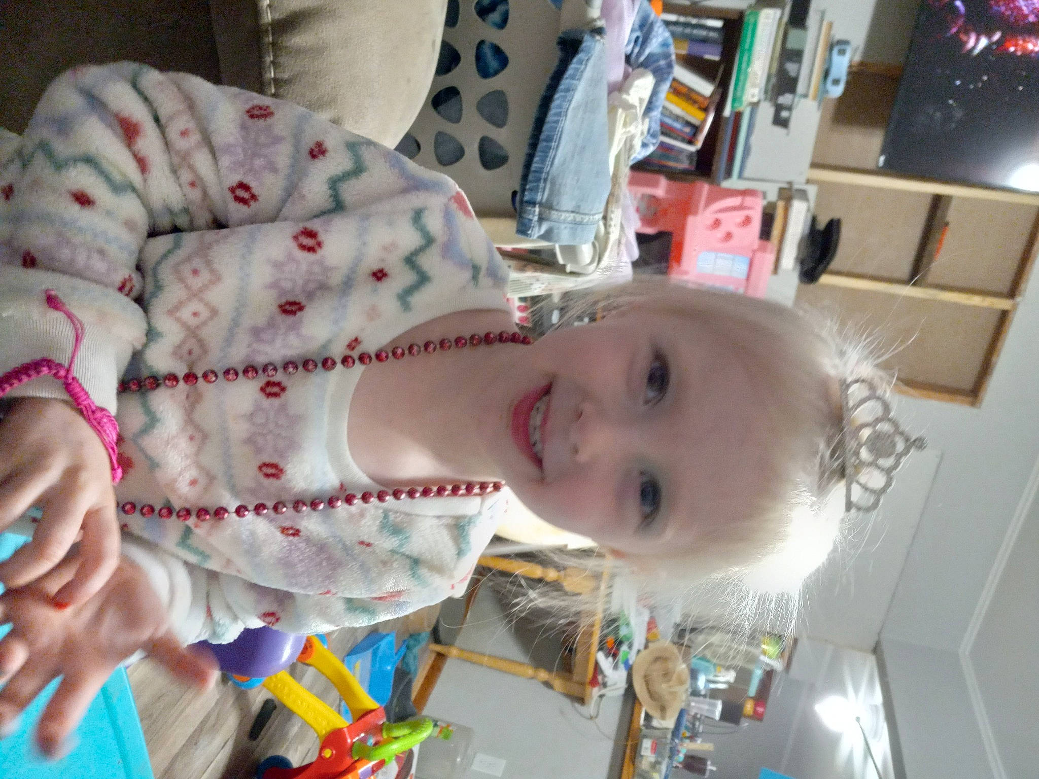 Anastasia joined the competition — help win amazing prizes! baby, baby_products, baby_toddler_clothing, carmine, cheek, child, event, fun, happy, head, joy, pattern, person, room, shelf, shelving, sleeve, smile, toddler