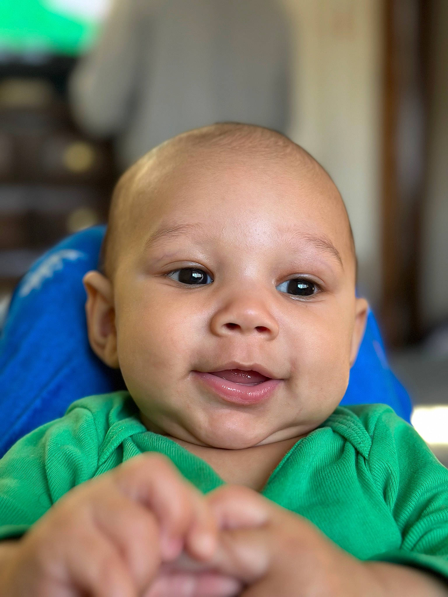 Amour joined the competition — help win amazing prizes! baby, baby_toddler_clothing, cheek, chin, eye, eyebrow, eyelash, face, finger, fun, gesture, happy, iris, lip, mouth, nose, person, skin, smile, thumb