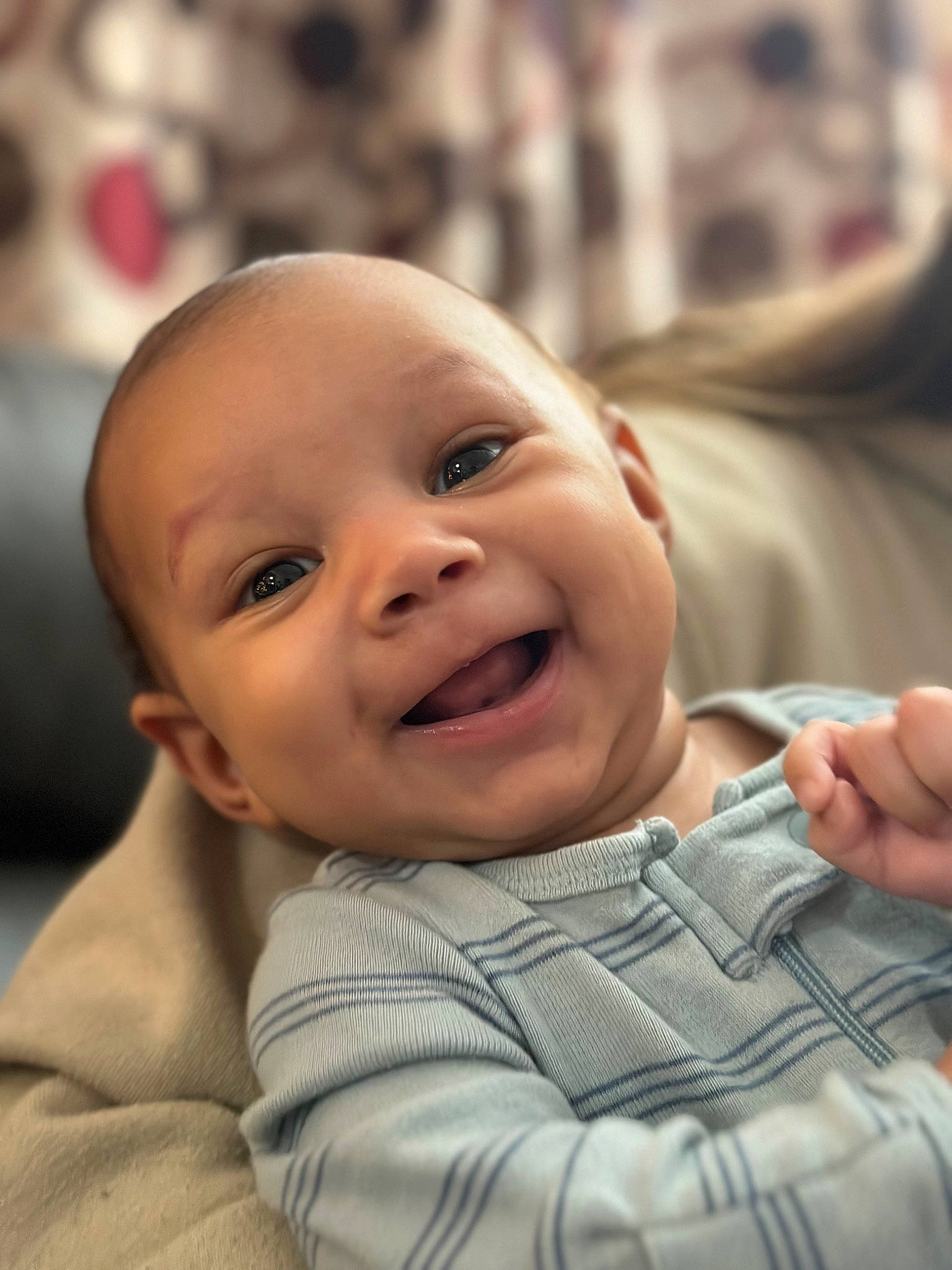 Amour joined the competition — help win amazing prizes! baby, baby_toddler_clothing, cheek, child, comfort, eye, face, finger, flash_photography, gesture, happy, head, iris, joy, lip, mouth, nose, person, skin, sleeve