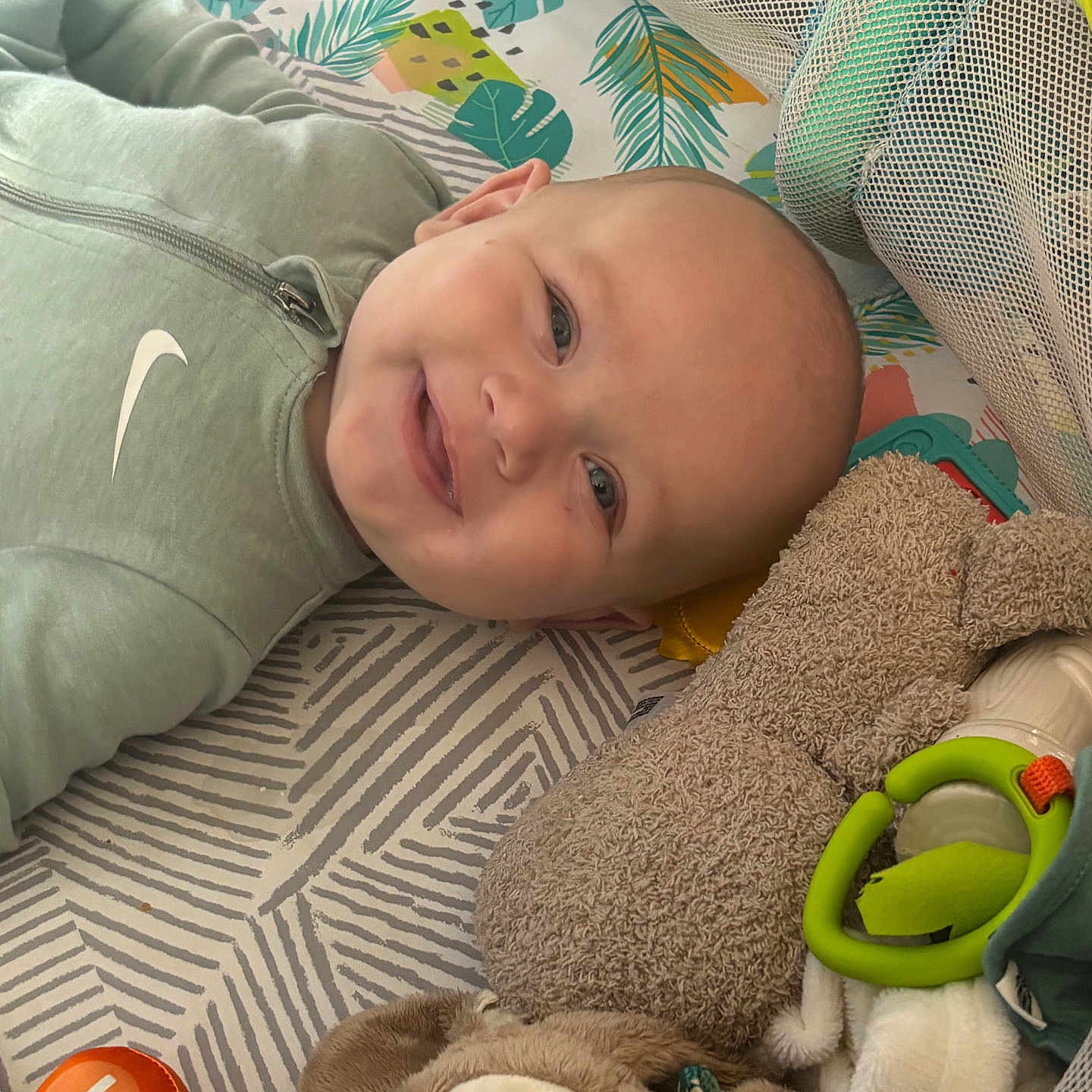 Noah joined the competition — help win amazing prizes! baby, bed, blanket, bodypart, couch, crib, cushion, face, finger, furniture, hand, happy, head, homedecor, infantbed, linen, person, photography, portrait, toy