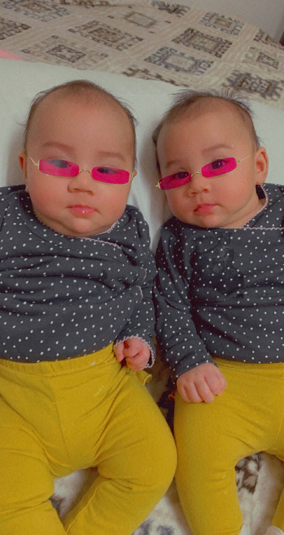 Giannah is registered to the contest to win money with this photo: baby, baby_toddler_clothing, cheek, child, cool, lip, pattern, person, pink, polka_dot, skin, sleeve, toddler, yellow