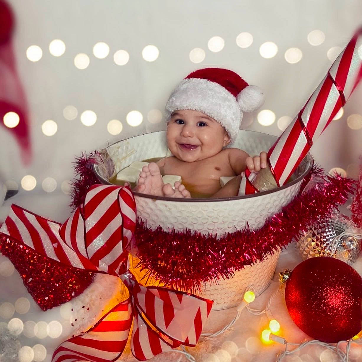 Juan joined the competition — help win amazing prizes! baby, baby_toddler_clothing, carmine, christmas, christmas_decoration, christmas_eve, christmas_ornament, event, fictional_character, fun, happy, headwear, holiday, holiday_ornament, joy, ornament, person, santa_claus, sleeve, smile