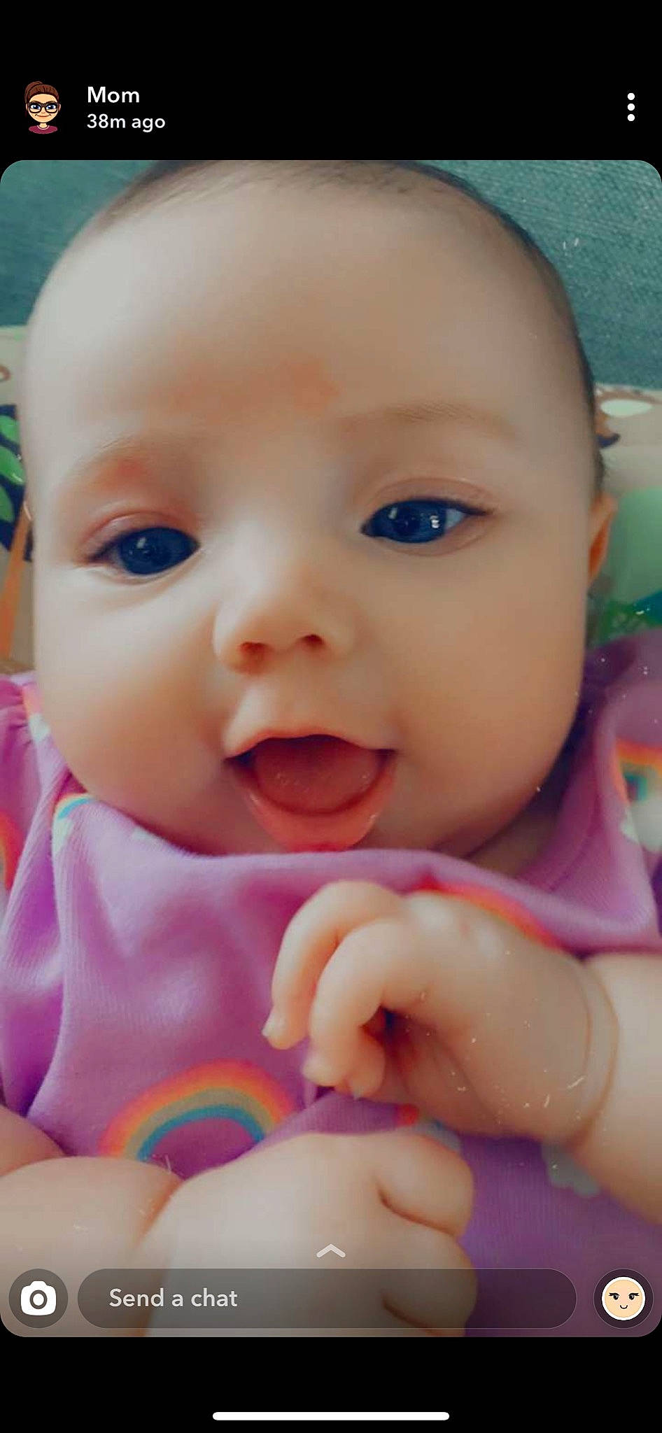 Macie is registered to the contest to win money with this photo: baby, baby_making_funny_faces, cheek, child, chin, close_up, eye, face, facial_expression, finger, forehead, head, iris, lip, mouth, nose, person, skin, smile, toddler