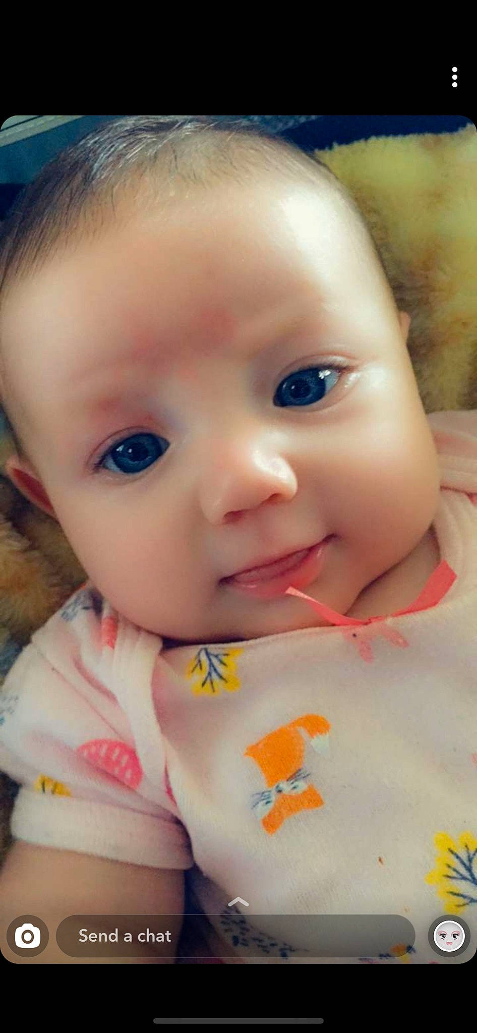 Macie is registered to the contest to win money with this photo: baby, beauty, cheek, child, chin, close_up, ear, eye, eyebrow, face, forehead, head, iris, lip, mouth, nose, person, skin, toddler