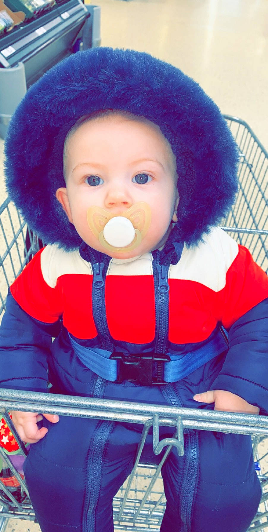 Kobi joined the competition — help win amazing prizes! cheek, child, costume, magenta, person, personal_protective_equipment, stuffed_toy, toddler, toy