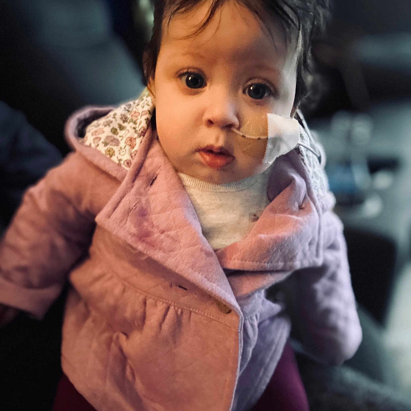 Mazikeen joined the competition — help win amazing prizes! baby, bodypart, clothing, coat, face, finger, frown, hand, hat, head, hood, hoodie, jacket, knitwear, person, photography, portrait, sad, sweater, sweatshirt
