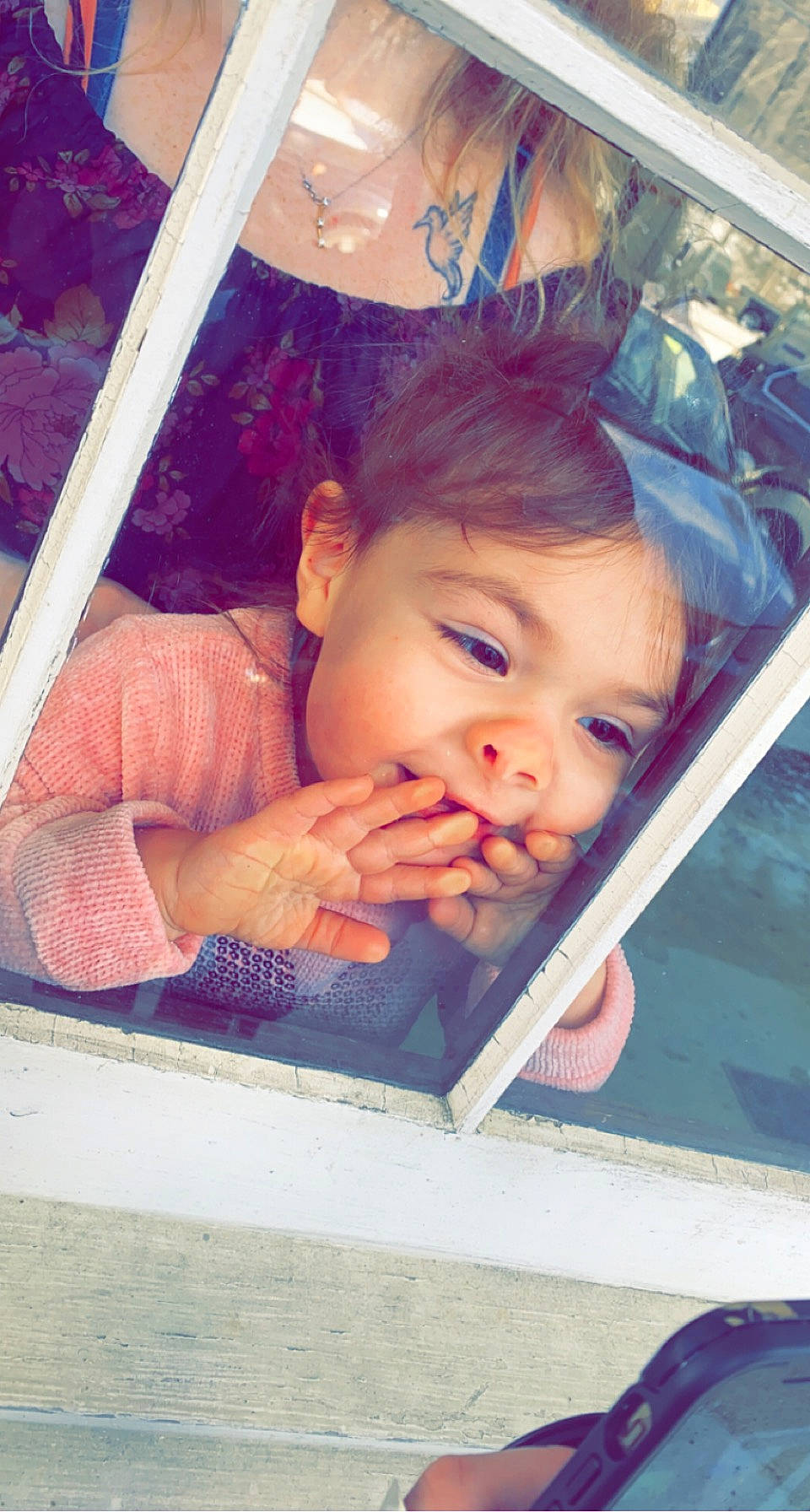 Lylah joined the competition — help win amazing prizes! cheek, child, chin, eyebrow, eyelash, eyewear, finger, fun, hand, happy, leisure, lip, mouth, nail, nose, person, product, room, skin, tints_and_shades