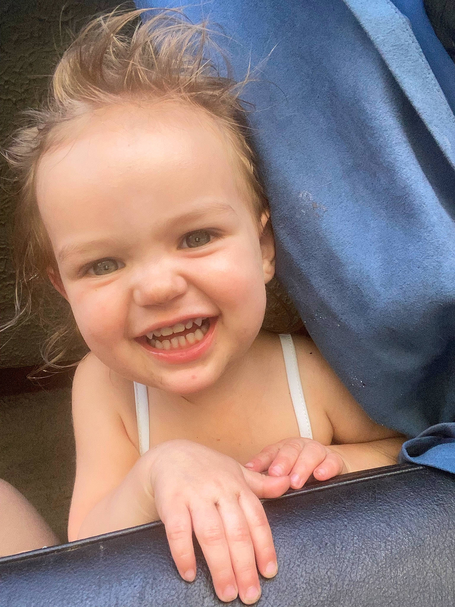 Brynn joined the competition — help win amazing prizes! arm, blue, cheek, eye, eyebrow, face, flash_photography, gesture, hair, hand, happy, head, human_body, iris, joy, leg, lip, nose, organ, person