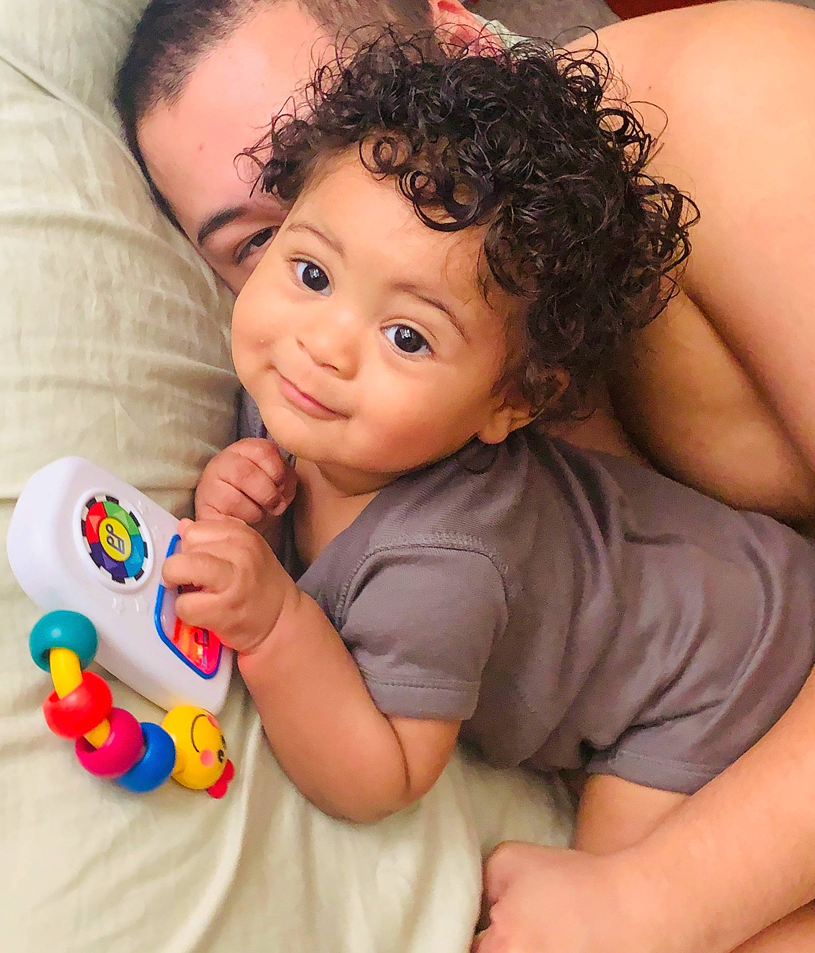 Emanuel joined the competition — help win amazing prizes! arm, baby, baby_playing_with_toys, cheek, child, neck, person, play, skin, toddler, toy