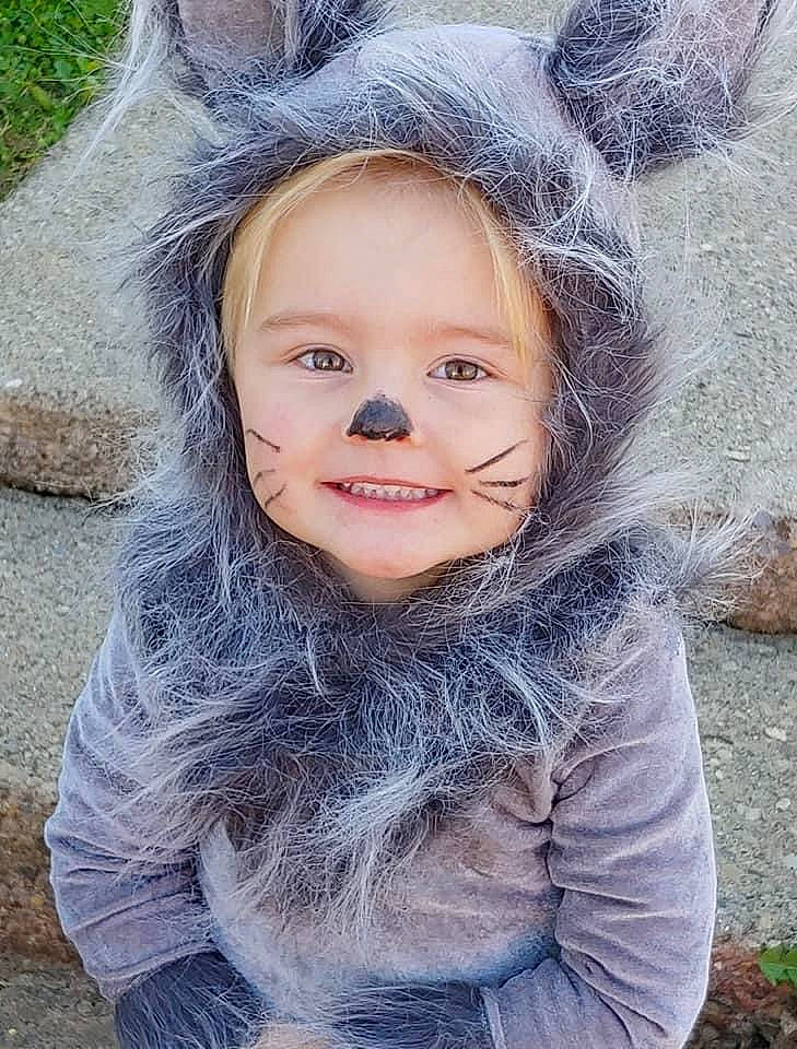 Klara joined the competition — help win amazing prizes! baby_toddler_clothing, child, child_model, costume_accessory, facial_expression, fur, happy, iris, laugh, mouth, person, portrait, portrait_photography, toddler