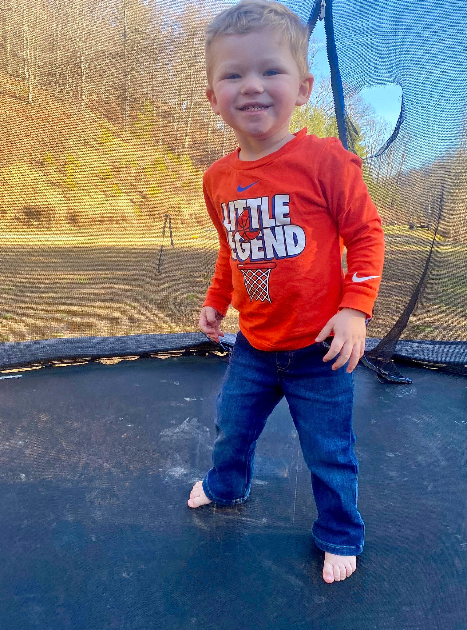 Kashton joined the competition — help win amazing prizes! asphalt, baby_toddler_clothing, child, denim, electric_blue, face, fun, grass, happy, joy, leisure, people_in_nature, person, play, recreation, sky, sleeve, smile, t_shirt, toddler