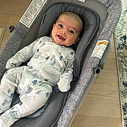 Knox joined the competition — help win amazing prizes! baby, clothing, crib, face, furniture, glove, head, infantbed, person