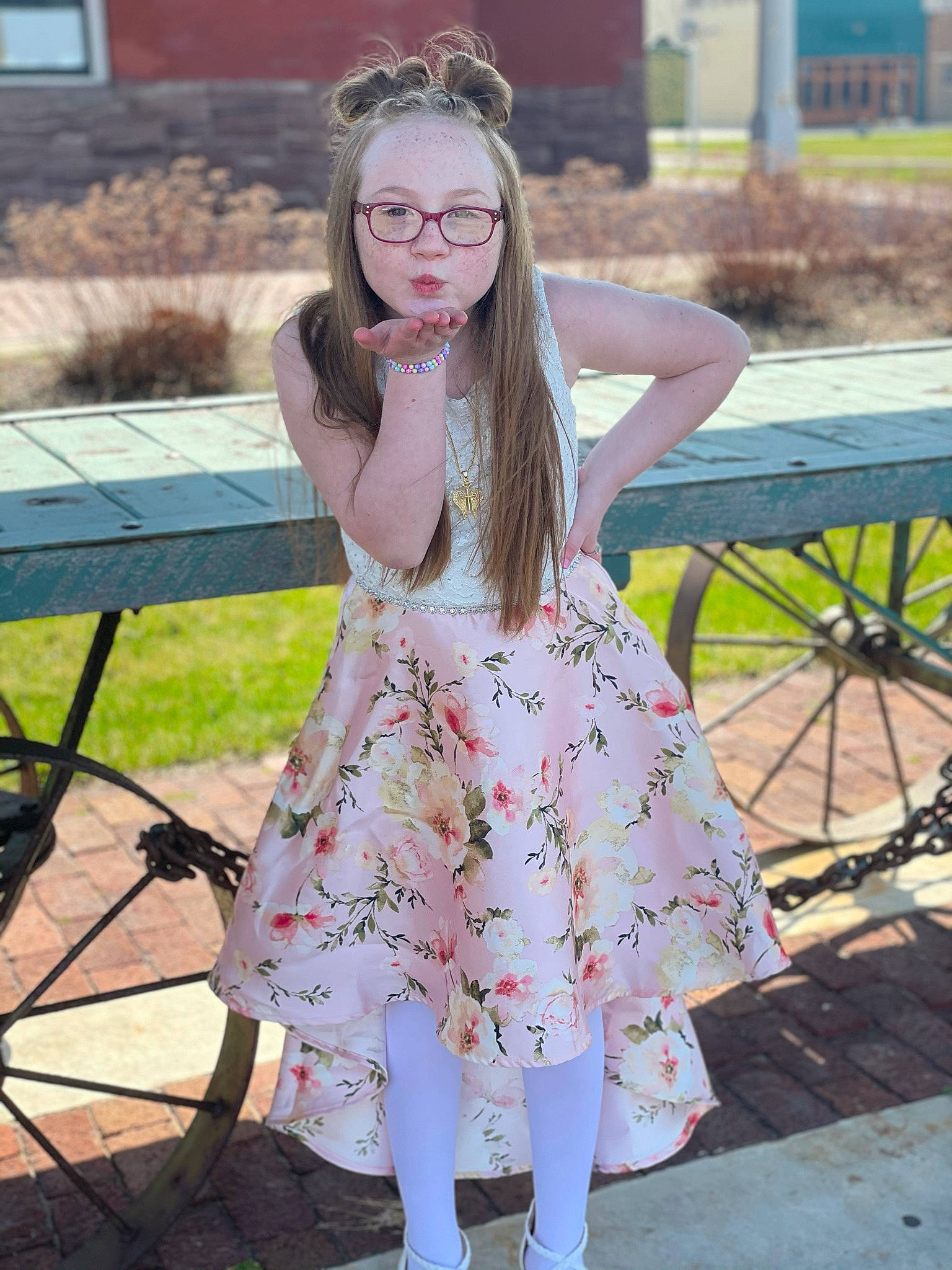 Ellery joined the competition — help win amazing prizes! day_dress, dress, eyewear, fashion_design, fawn, grass, hair, happy, human, leaf, morning, people_in_nature, person, photograph, plant, sleeve, street_fashion, summer, sunglasses, vision_care