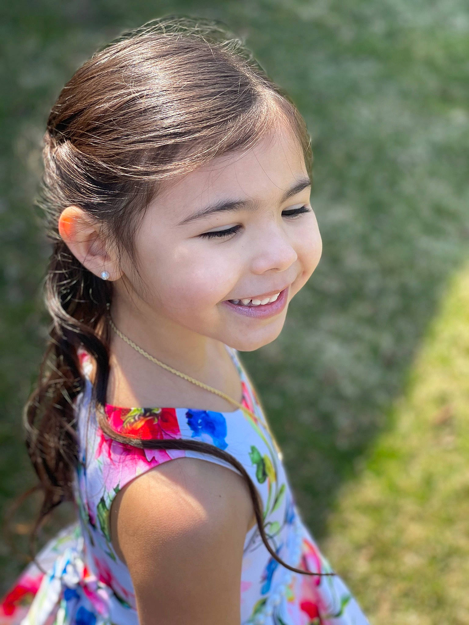 Celeste joined the competition — help win amazing prizes! blond, chin, clothing, electric_blue, eyebrow, eyelash, face, flash_photography, grass, happy, iris, jewellery, joy, leisure, lip, long_hair, person, plant, skin, smile