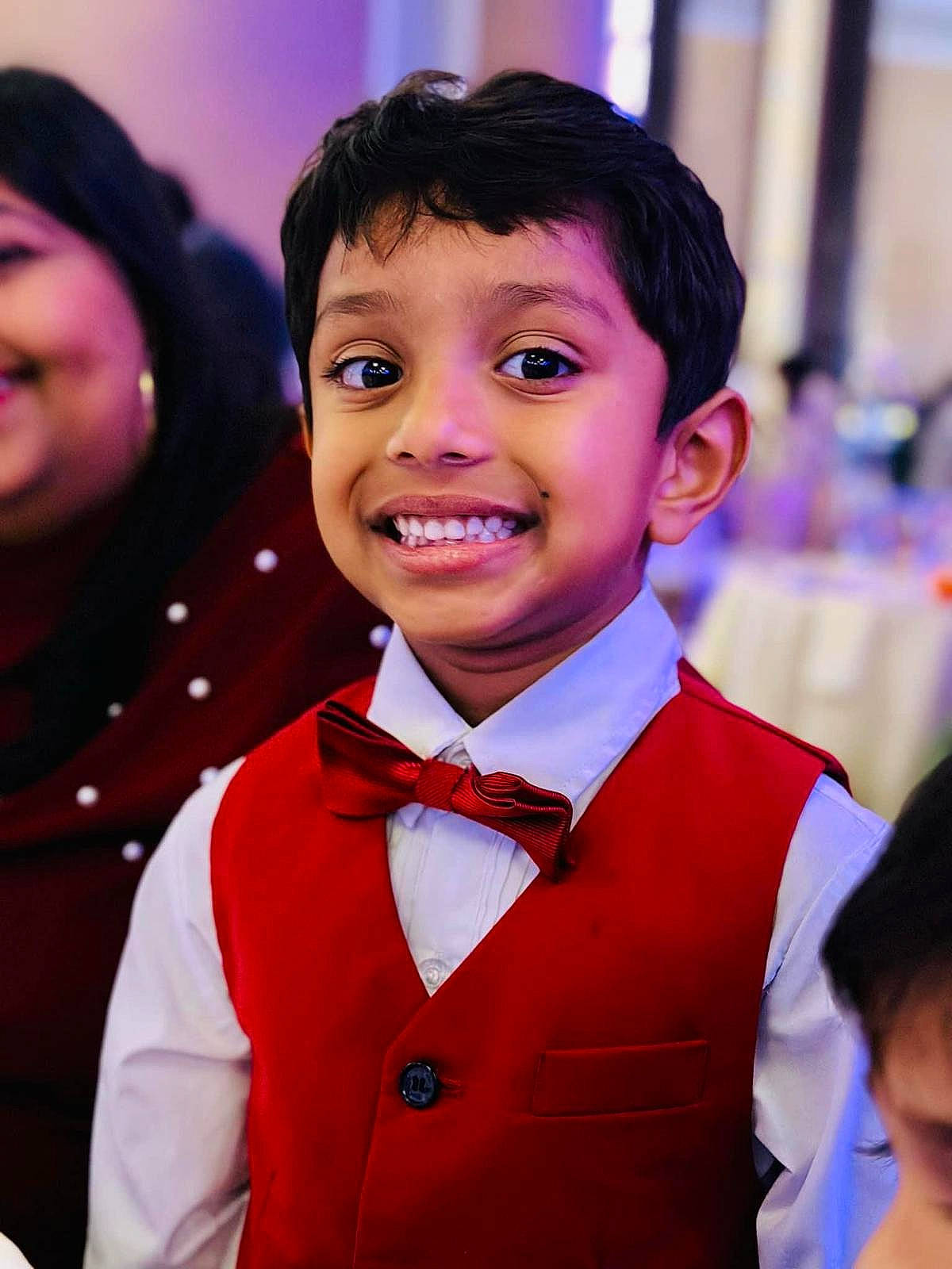 Ryan Joshy joined the competition — help win amazing prizes! bow_tie, button, ceremony, child, chin, collar, dress_shirt, event, fashion_accessory, formal_wear, fun, gesture, happy, joy, person, school_uniform, sleeve, smile, tie, toddler