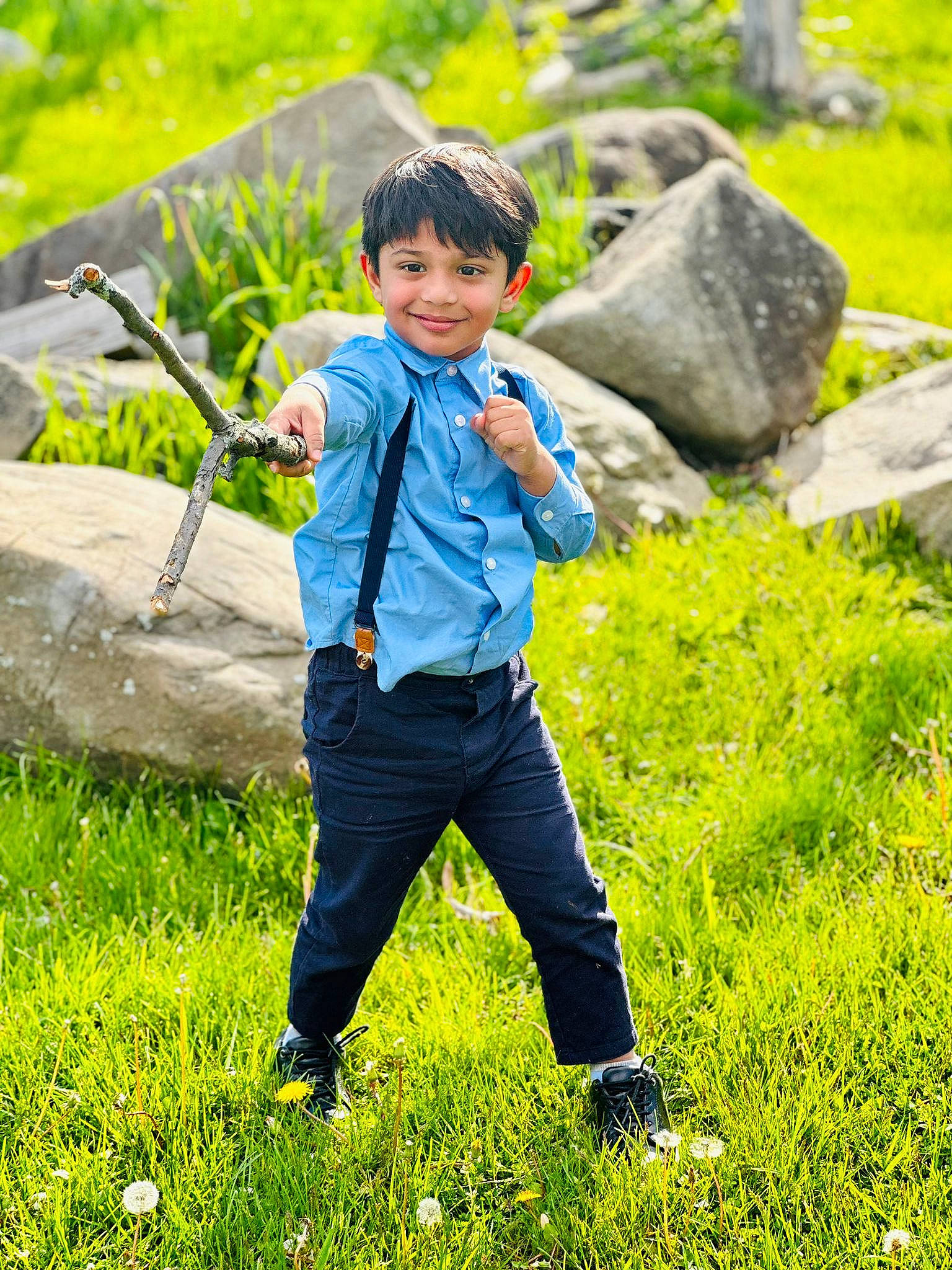 Raegan Joshy is registered to the contest to win money with this photo: child, denim, electric_blue, fun, garden, grass, grass_family, grassland, groundcover, happy, joy, landscape, leaf, leisure, people_in_nature, person, plant, recreation, smile, soil