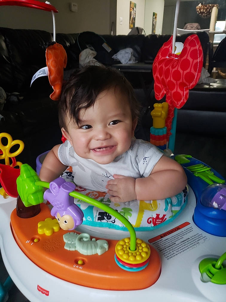 Armando is registered to the contest to win money with this photo: baby, baby_playing_with_toys, baby_products, baby_toddler_clothing, baby_toys, beauty, cheek, child, event, fun, happy, joy, person, pink, play, product, room, skin, smile, snapshot