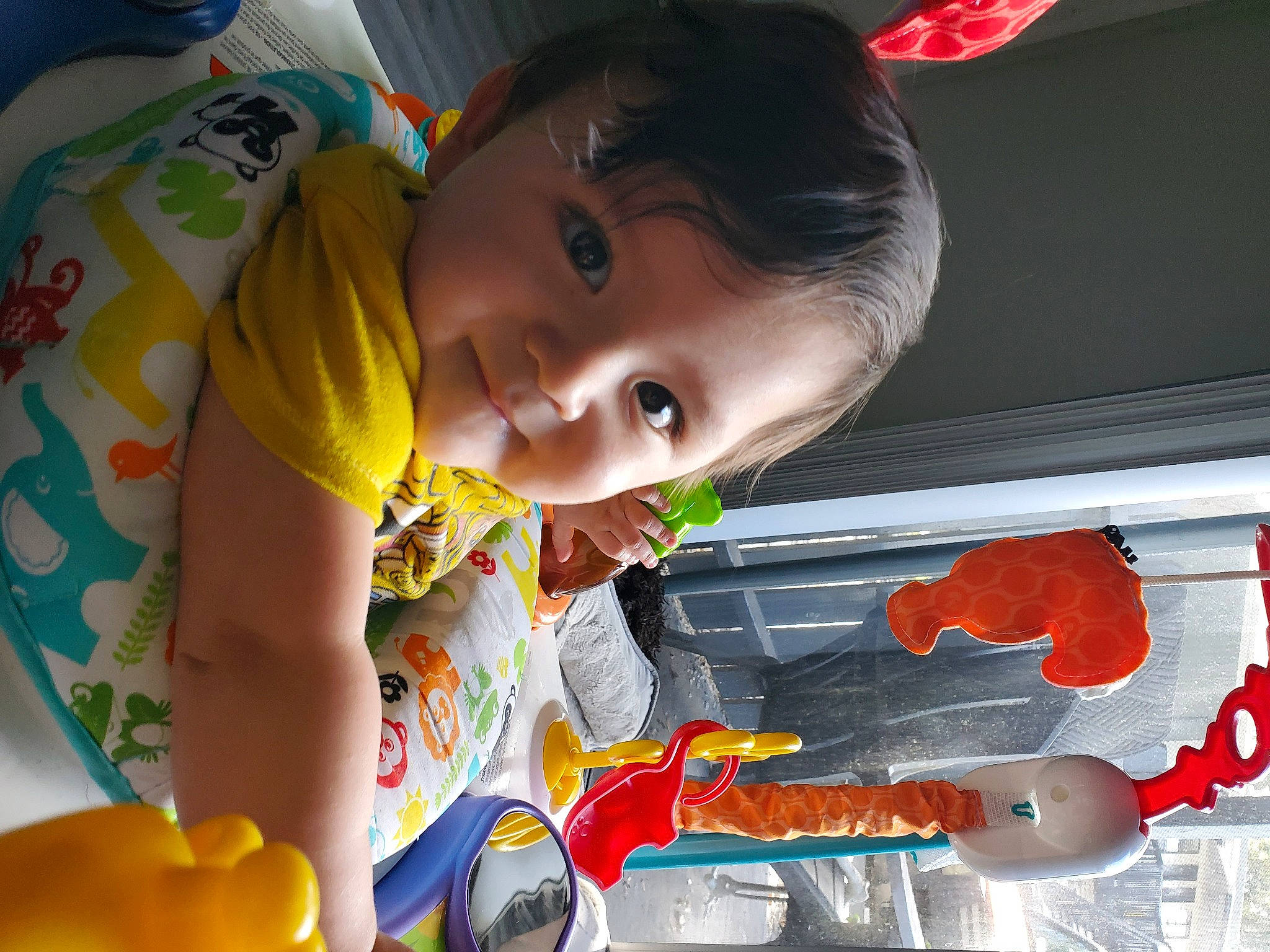 Armando is registered to the contest to win money with this photo: baby, baby_products, cheek, child, chin, finger, fun, happy, iris, leisure, mouth, nose, person, play, room, skin, smile, t_shirt, toddler, vacation