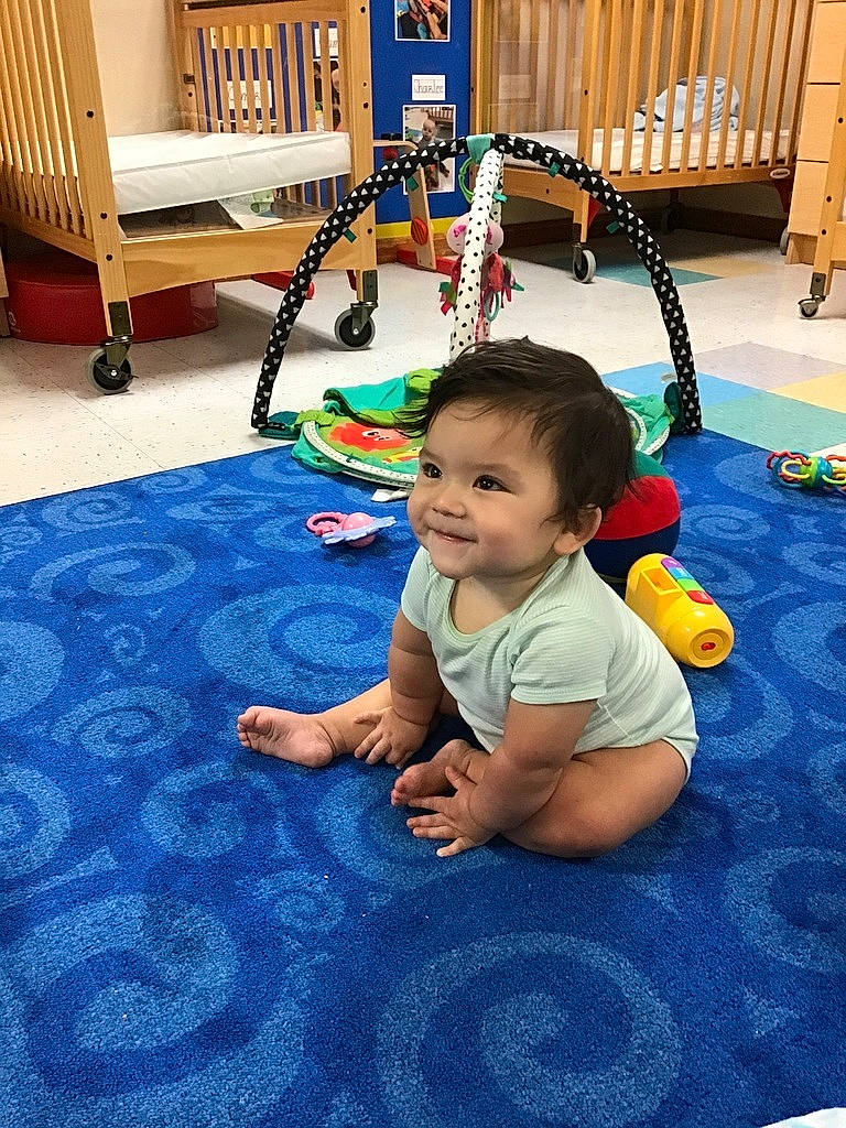 Armando joined the competition — help win amazing prizes! baby, baby_toddler_clothing, carpet, child, electric_blue, event, flooring, fun, grass, happy, hardwood, joy, leisure, person, play, recreation, room, sitting, smile, toddler