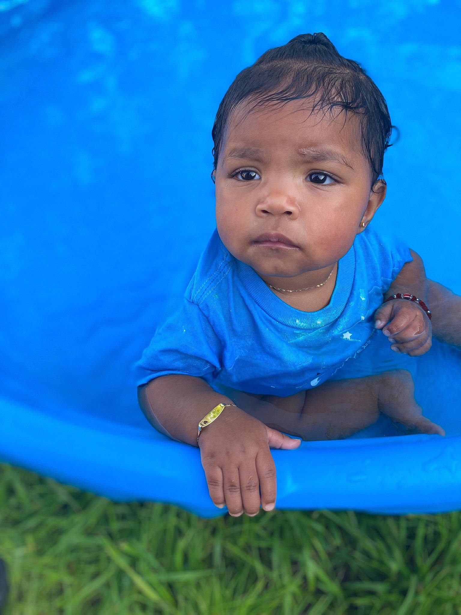 Xyah joined the competition — help win amazing prizes! aqua, arm, azure, baby_toddler_clothing, blue, cloud, electric_blue, flash_photography, fun, grass, hand, happy, human_body, iris, leisure, people_in_nature, person, skin, sky, toddler