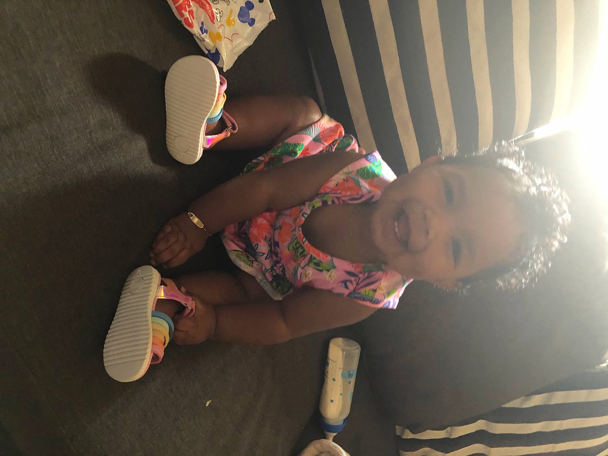 Xyah joined the competition — help win amazing prizes! arm, baby, beauty, child, elbow, finger, fun, hand, happy, hat, human, human_body, knee, mammal, people, person, sandal, sneakers, thigh, toddler