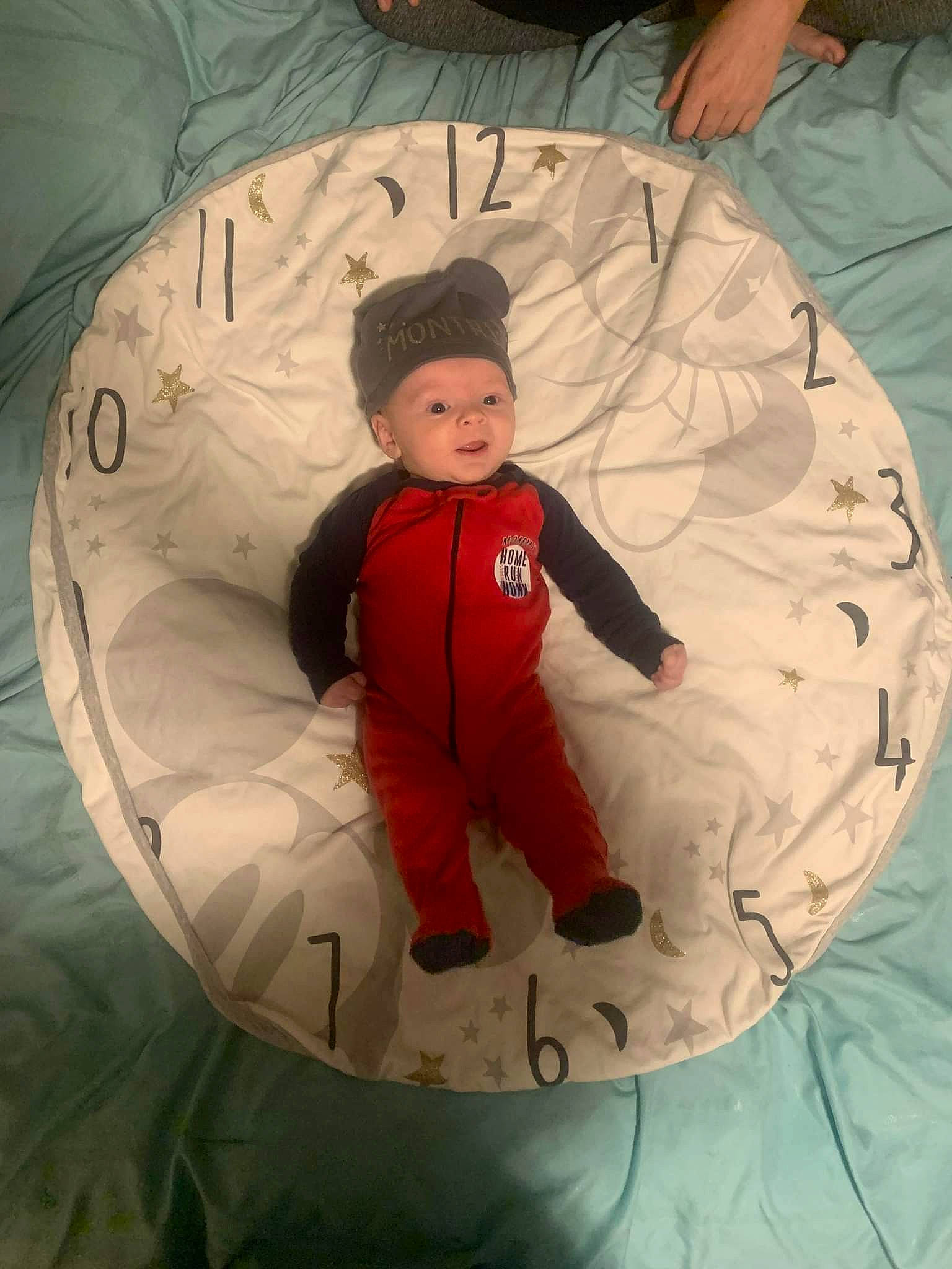Johnny joined the competition — help win amazing prizes! baby, carmine, child, circle, comfort, fictional_character, fun, headwear, inflatable, linens, pattern, person, personal_protective_equipment, recreation, sitting, sleeve, smile, sugar_cake, t_shirt, toddler