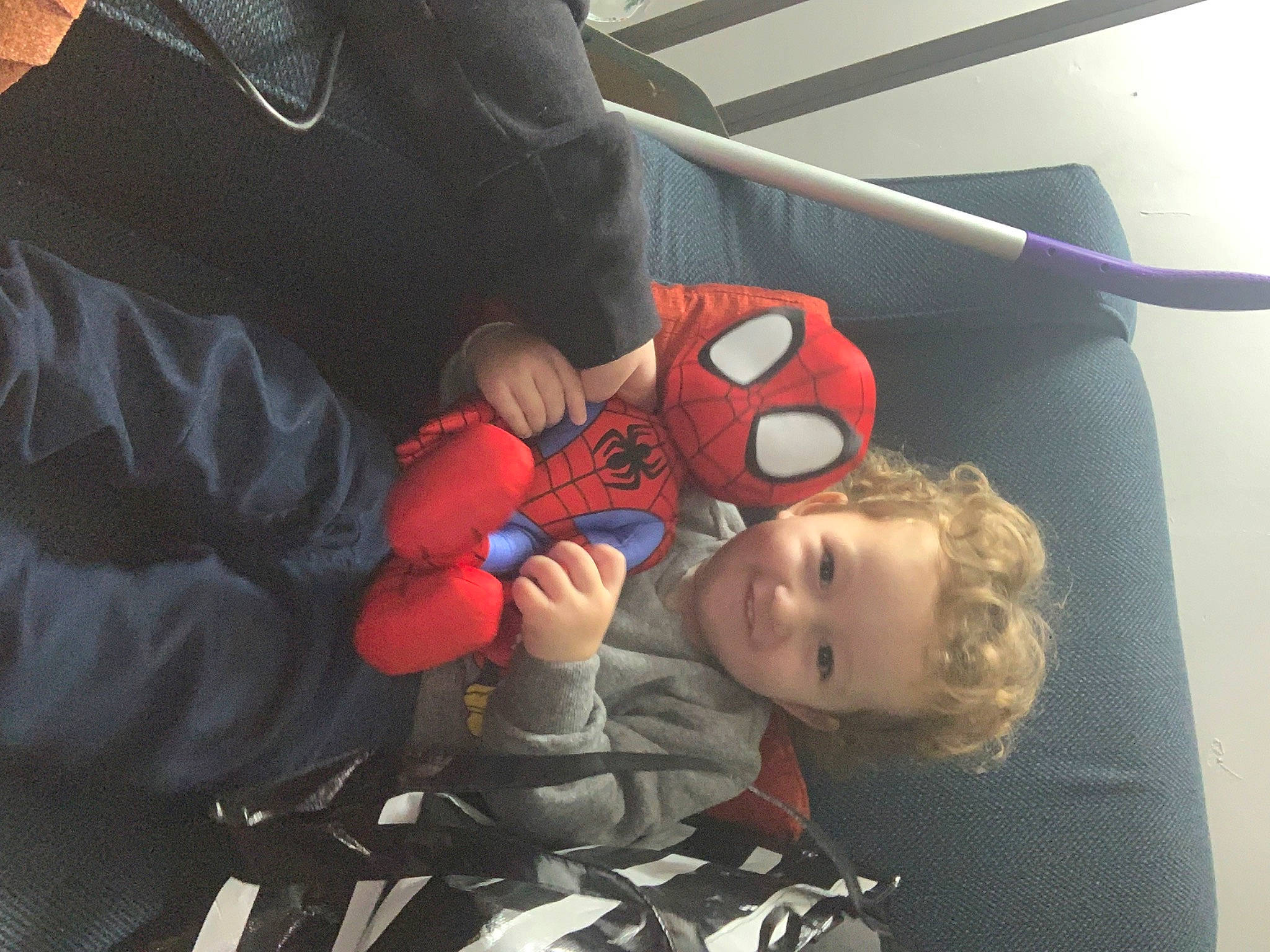 Matteo joined the competition — help win amazing prizes! baby, baby_products, baby_toddler_clothing, baby_toys, carmine, child, comfort, electric_blue, fictional_character, fun, gesture, happy, joy, person, room, stuffed_toy, superhero, textile, toddler, toy