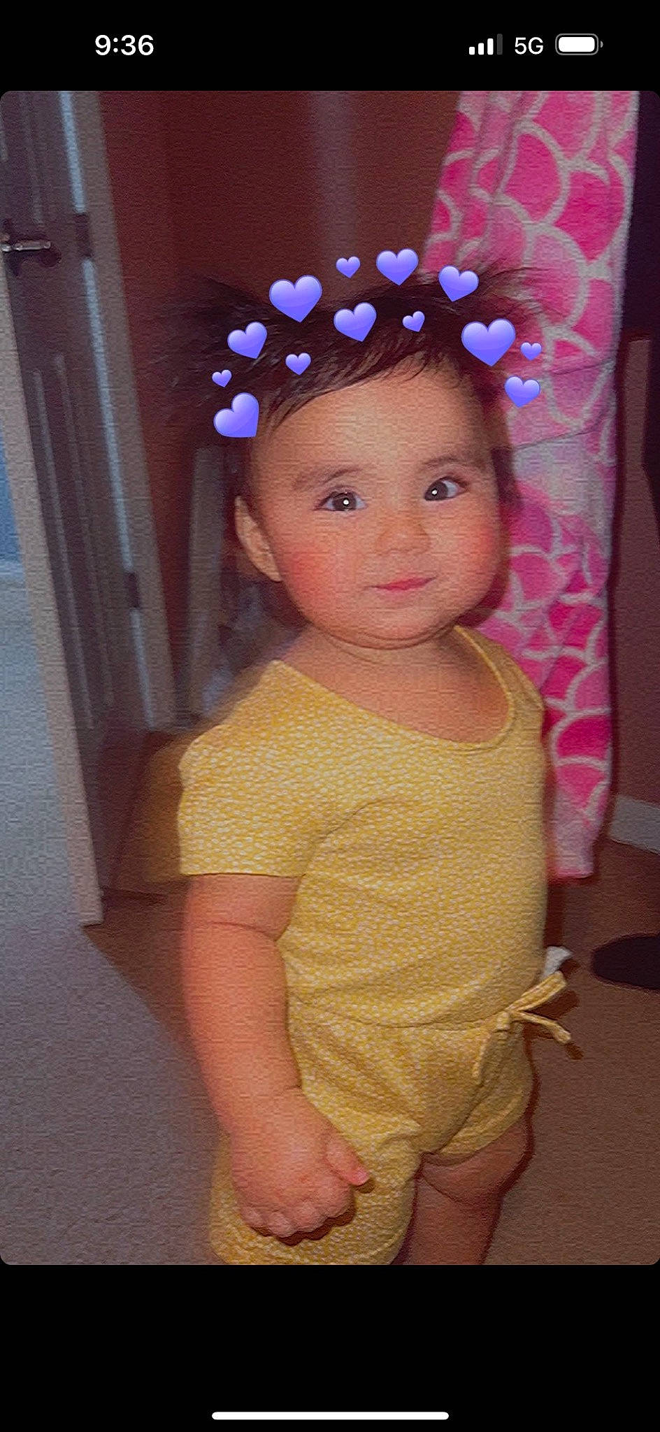 Analina joined the competition — help win amazing prizes! baby_toddler_clothing, cheek, child, costume_hat, embellishment, eye, eyebrow, eyelash, fashion_accessory, headband, headgear, headpiece, iris, jewellery, lip, magenta, person, pink, sleeve, tiara