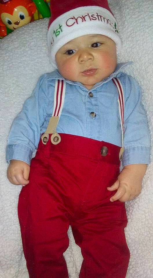 Jesiah joined the competition — help win amazing prizes! baby, baby_products, baby_toddler_clothing, child, clothing, headgear, headwear, overall, person, product, toddler