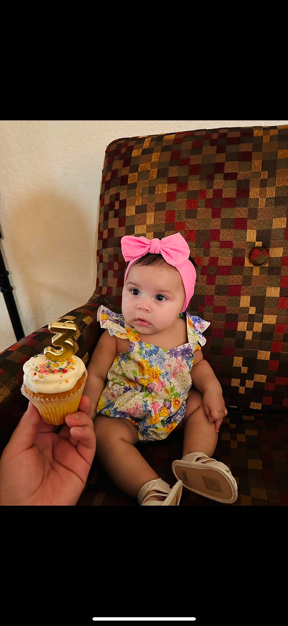 Adelaida joined the competition — help win amazing prizes! baby, baby_toddler_clothing, child, dairy, dessert, face, fashion_accessory, food, food_craving, frozen_dessert, fun, gelato, headwear, ice_cream, ice_cream_cone, ingredient, pattern, person, pink, sitting