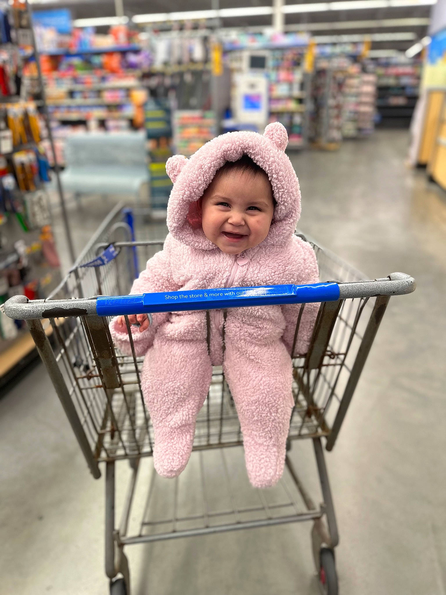 Adelaida joined the competition — help win amazing prizes! baby, child, city, customer, electric_blue, fun, happy, headwear, human_leg, joy, leisure, person, product, retail, service, shopping, shopping_cart, sitting, smile, standing