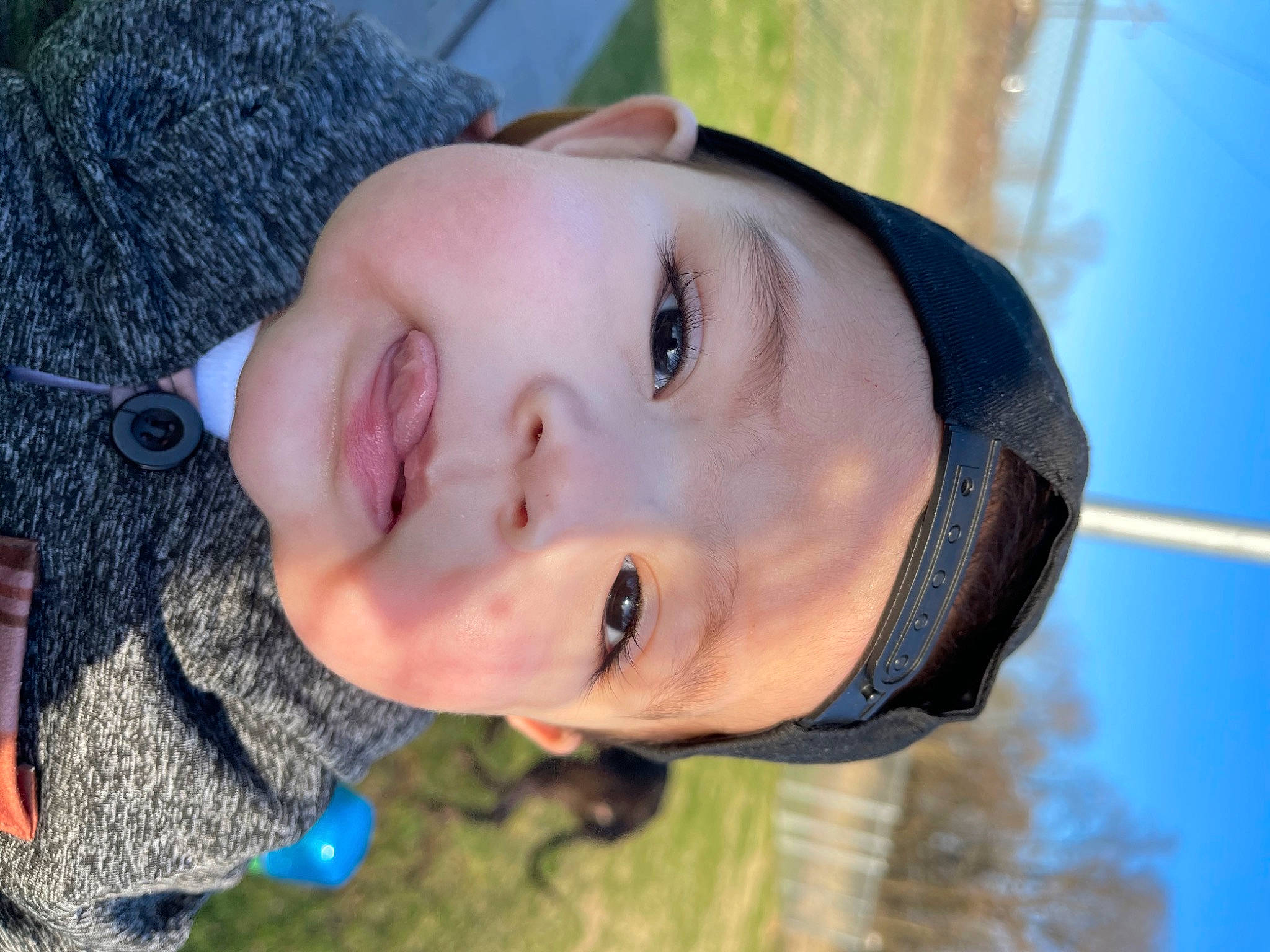 Jase joined the competition — help win amazing prizes! black_hair, cheek, cool, eye, eyebrow, eyelash, face, flash_photography, grass, happy, headwear, iris, leisure, lip, mouth, nose, person, plant, skin, smile