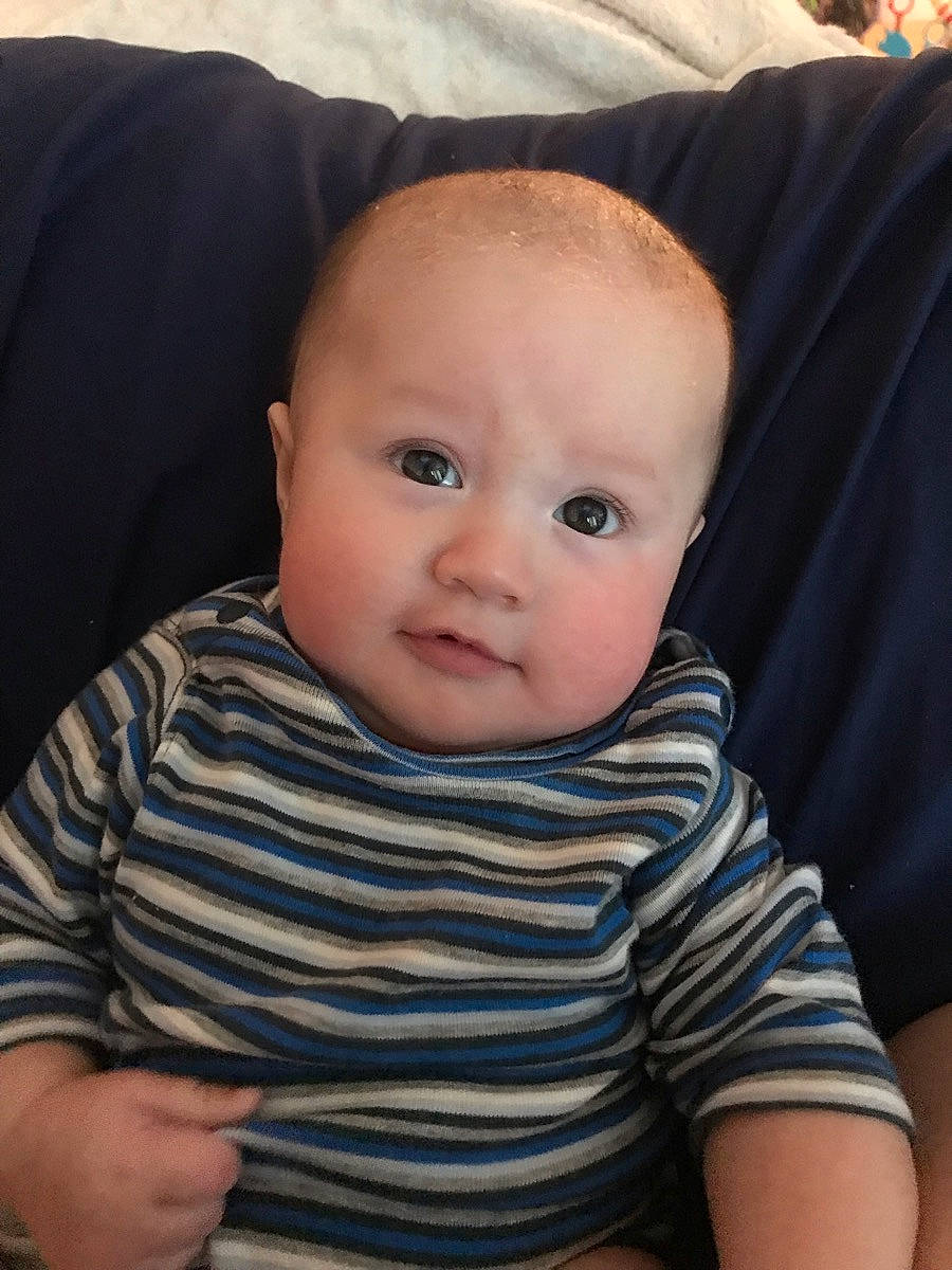 Romeo joined the competition — help win amazing prizes! baby, cheek, child, chin, eye, eyebrow, face, forehead, head, iris, lip, mouth, nose, person, sitting, skin, toddler