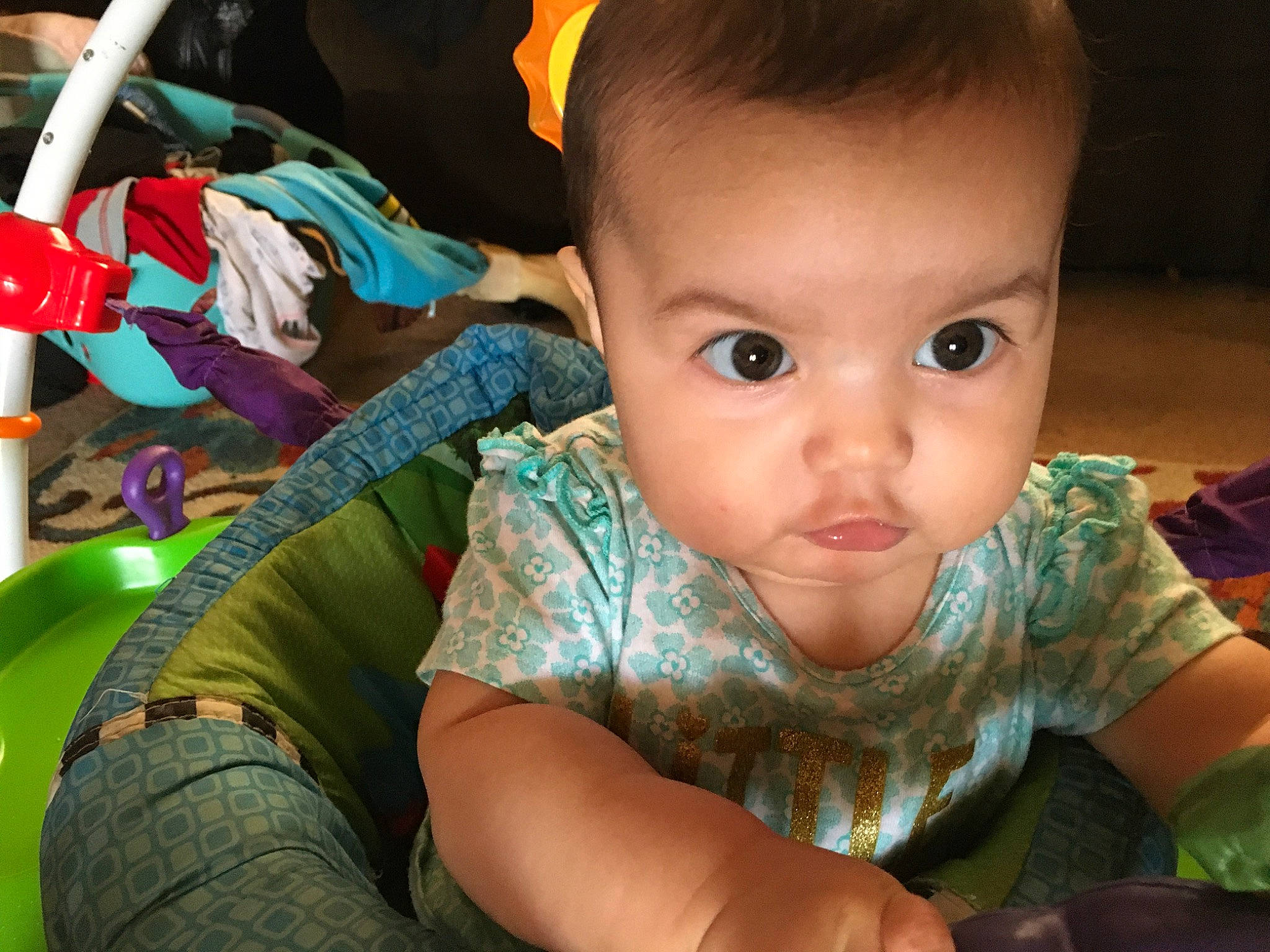 Heidi is registered to the contest to win money with this photo: adaptation, baby, cheek, child, ear, eye, face, finger, head, iris, nose, person, play, skin, smile, toddler