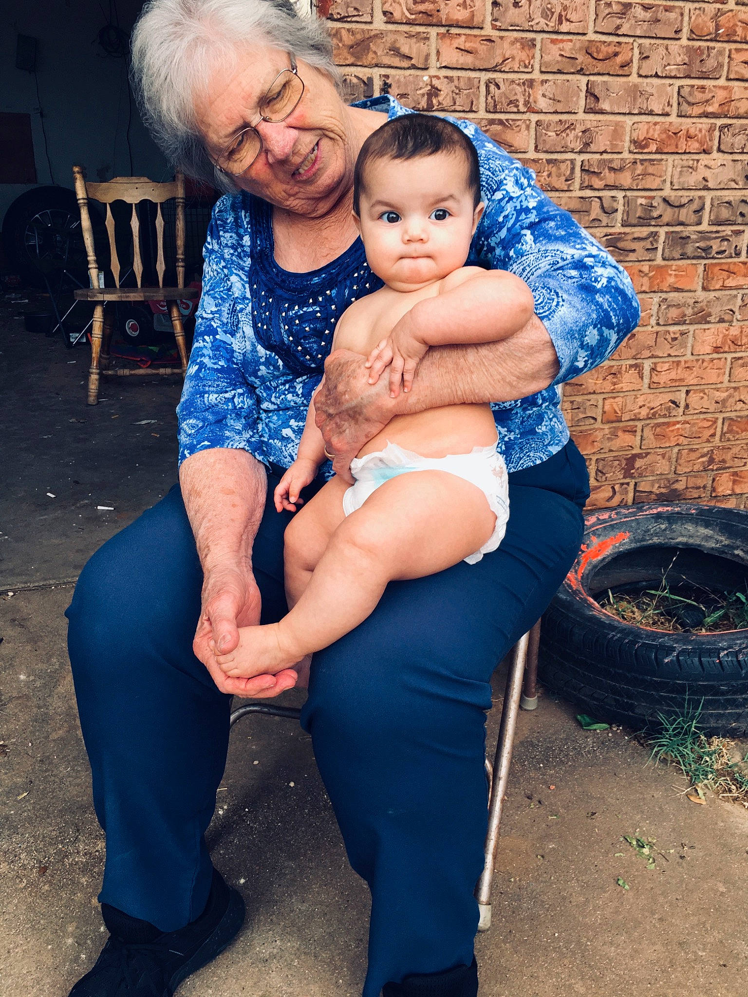 Heidi joined the competition — help win amazing prizes! baby, child, family, fun, leg, muscle, people, person, sitting, smile, toddler