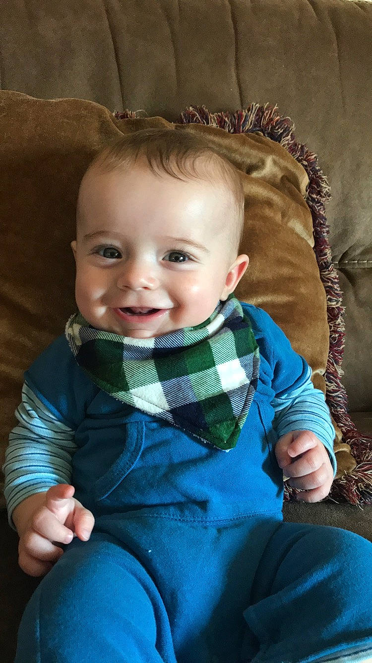 Deklan joined the competition — help win amazing prizes! boy, cheek, child, eye, face, fun, head, infant, iris, person, portrait_photography, sitting, skin, smile, toddler