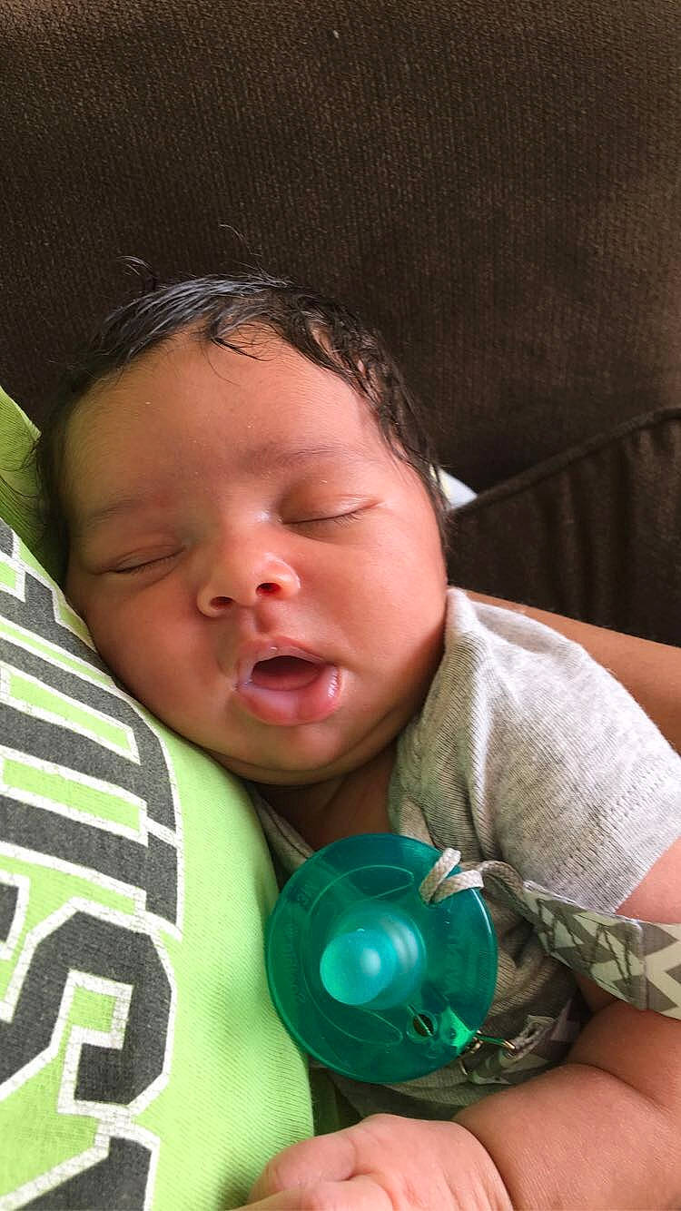 Sarayah joined the competition — help win amazing prizes! baby, cheek, child, green, mouth, nose, person, play, skin, sleep, toddler