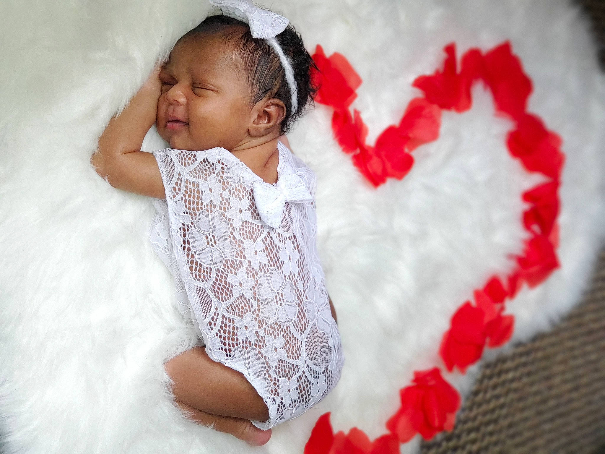 Kyrah is registered to the contest to win money with this photo: baby_toddler_clothing, black_hair, child, comfort, dress, eye, eyelash, face, finger, flash_photography, gesture, hair, happy, head, human_body, lip, person, pink, skin, sleeve