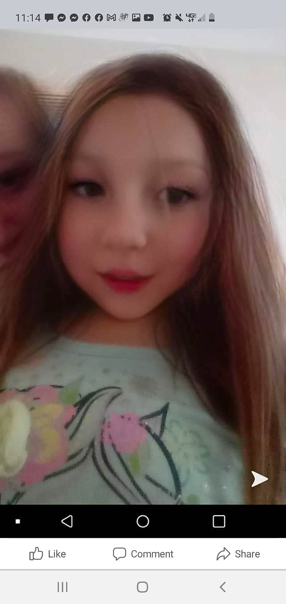 Estrella is registered to the contest to win money with this photo: cheek, eyebrow, eyelash, face, forehead, happy, human_body, iris, jaw, lip, mouth, neck, nose, organ, person, photograph, pink, plant, skin, sleeve