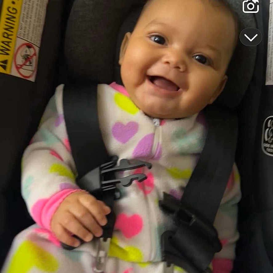 Zyauna joined the competition — help win amazing prizes! accessories, baby, babylaughing, belt, bodypart, clothing, cushion, face, finger, hand, happy, hat, head, homedecor, laughing, person, photography, portrait, smile, text