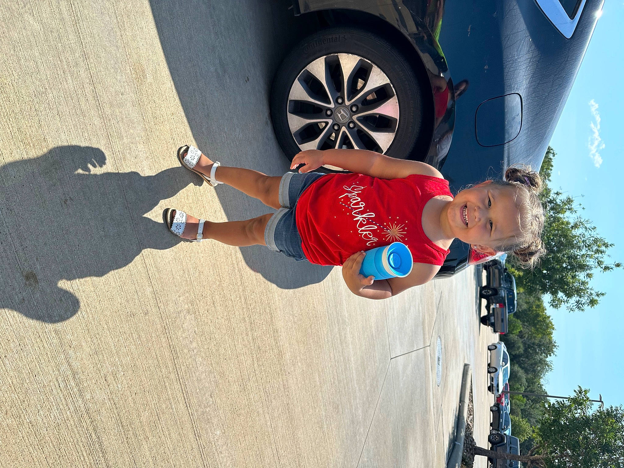 Astraea joined the competition — help win amazing prizes! asphalt, automotive_design, automotive_exterior, automotive_lighting, automotive_tire, automotive_wheel_system, car, electric_blue, fun, human_leg, joy, leg, motor_vehicle, person, recreation, shorts, sky, tire, tree, vehicle