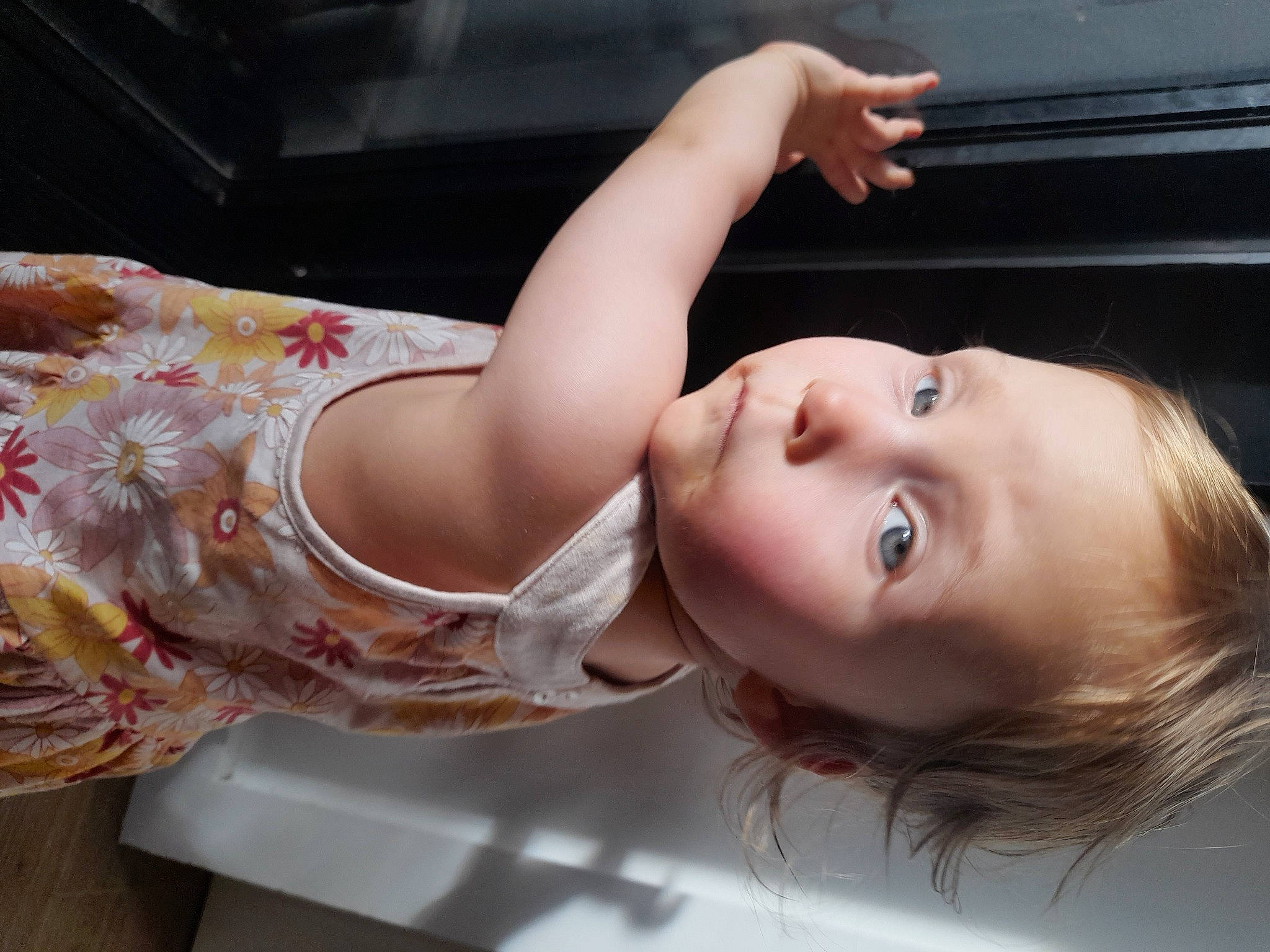 Helena is registered to the contest to win money with this photo: abdomen, black_hair, blond, brown_hair, chest, child, dress, eyelash, flash_photography, flesh, human_leg, jewellery, lip, long_hair, mouth, person, portrait_photography, skin, smile, thigh