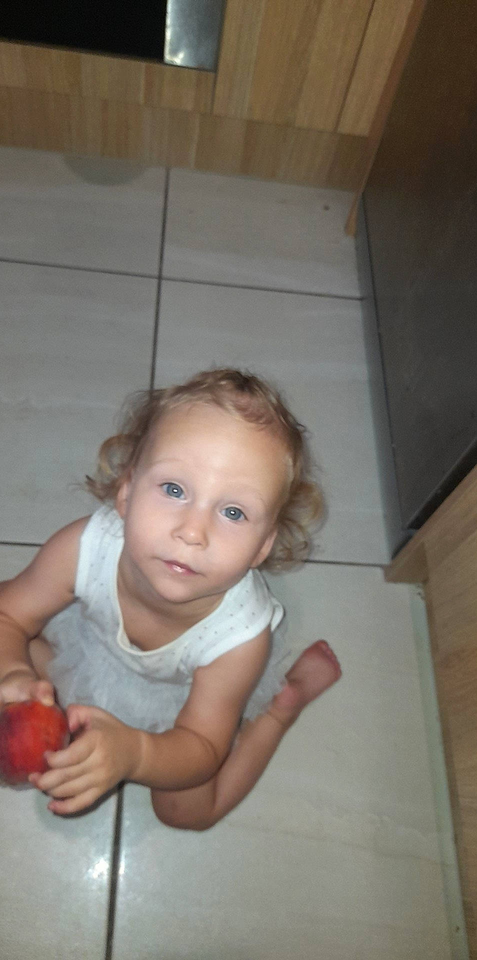 Helena joined the competition — help win amazing prizes! cheek, finger, flash_photography, flooring, fruit, fun, gesture, happy, human_body, iris, joint, lip, mouth, neck, nose, person, shoulder, skin, smile, standing